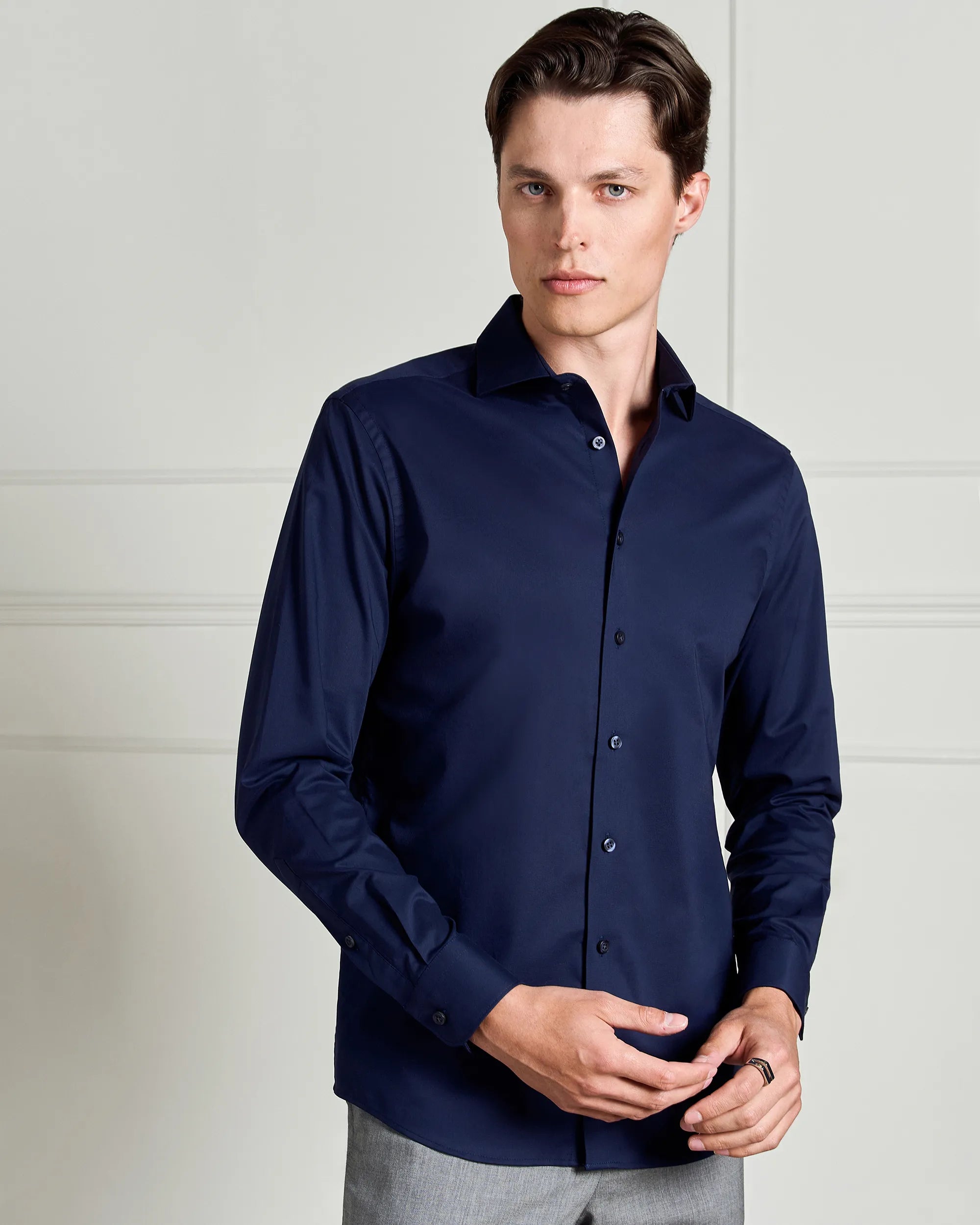 Performance Cotton Everyday Shirt - Performance Cotton Everyday Shirt Navy
