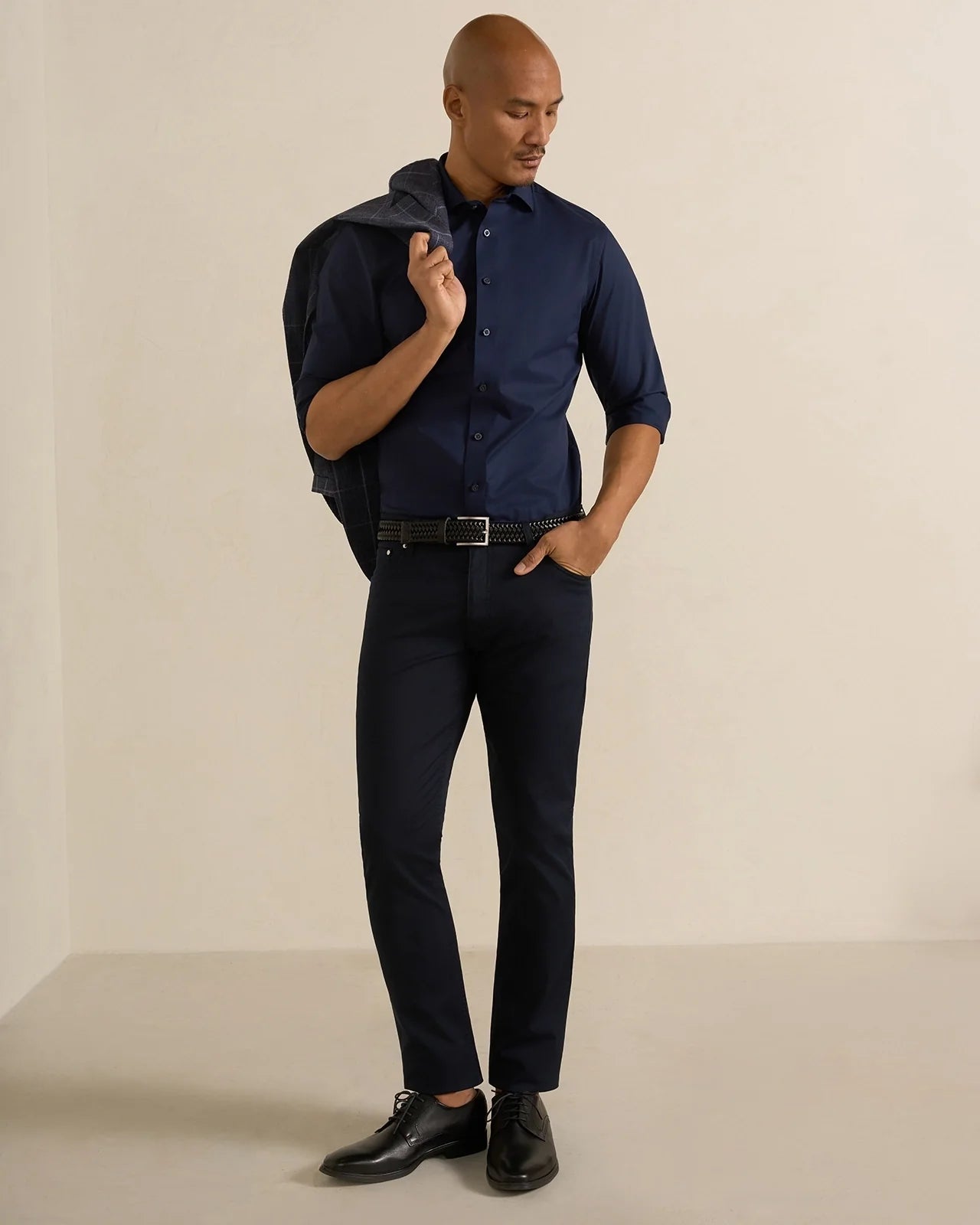 Performance Cotton Everyday Shirt - Performance Cotton Everyday Shirt Navy