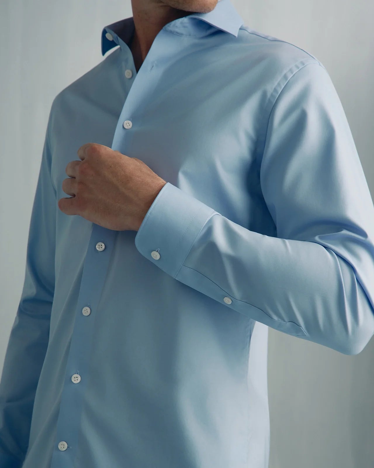 Performance Cotton Everyday Shirt - Performance Cotton Everyday Shirt Sky Blue