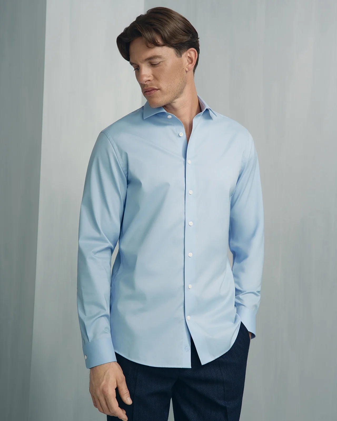 Performance Cotton Everyday Shirt - Performance Cotton Everyday Shirt Sky Blue