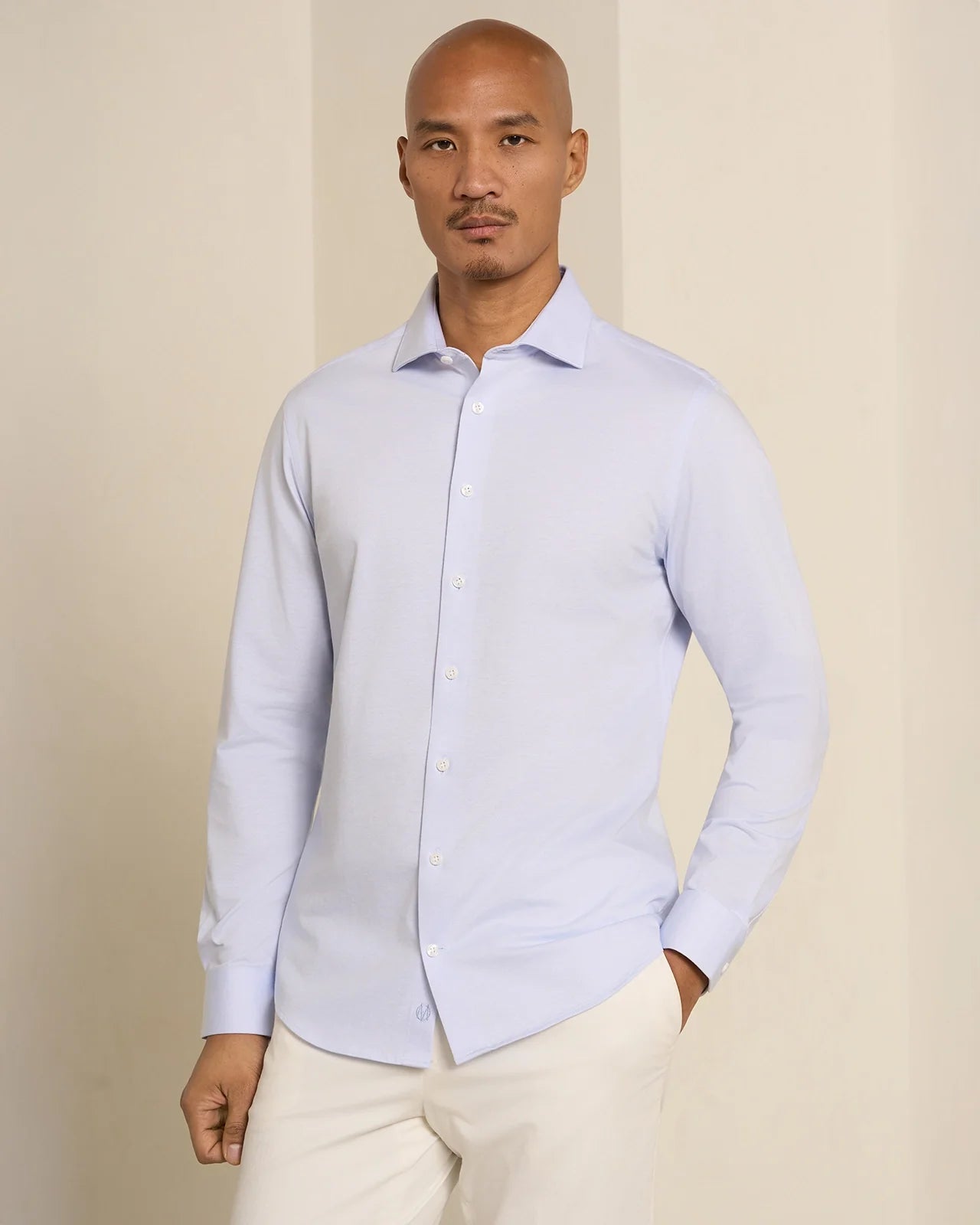 Performance Cotton Shirt - Performance Cotton Shirt Blue