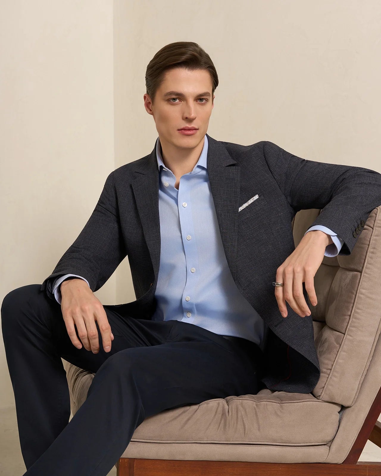 Performance Cotton Chambray Shirt - Performance Cotton Chambray Shirt Chambray