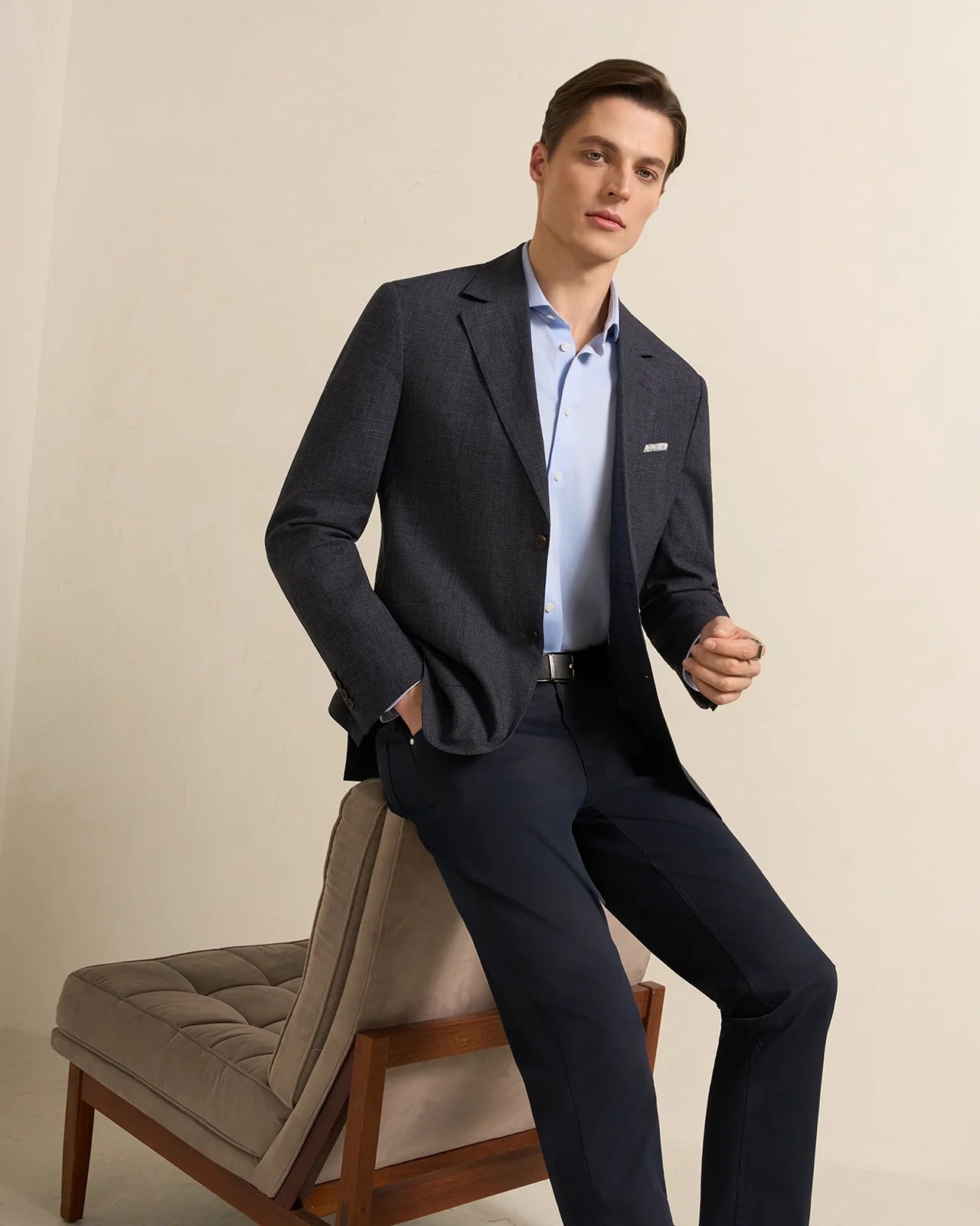 Performance Cotton Chambray Shirt - Performance Cotton Chambray Shirt Chambray
