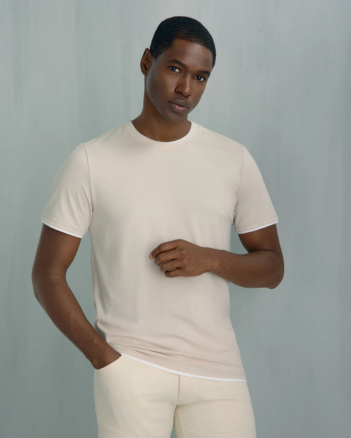 Valencia T-Shirt - Valencia T-Shirt Cream