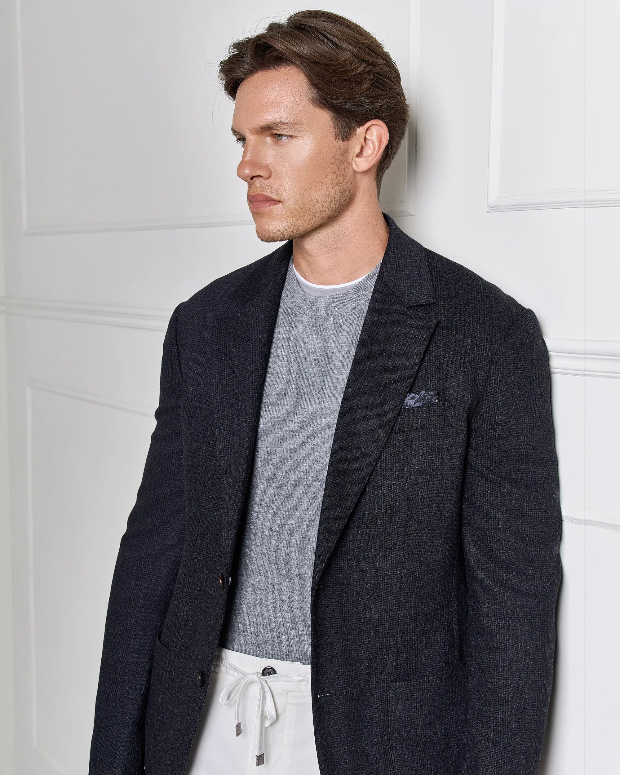 Yorkville Check Jacket - Yorkville Check Jacket Charcoal