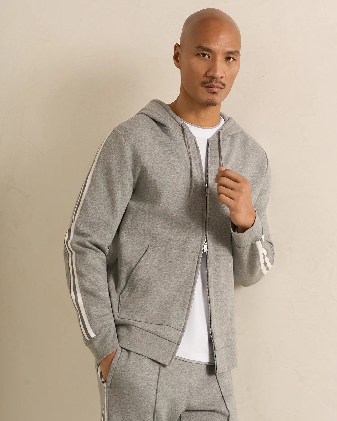 Whistler Travel Full Zip Hoodie - Whistler Travel Full Zip Hoodie Grey