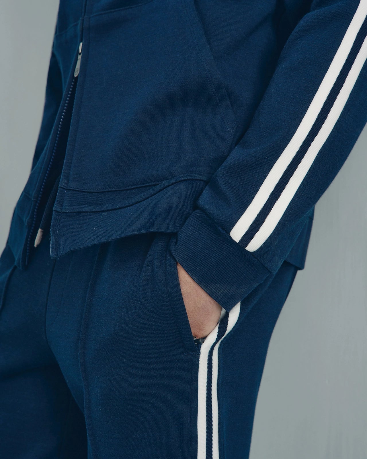 Whistler Travel Full Zip Hoodie - Whistler Travel Full Zip Hoodie Navy
