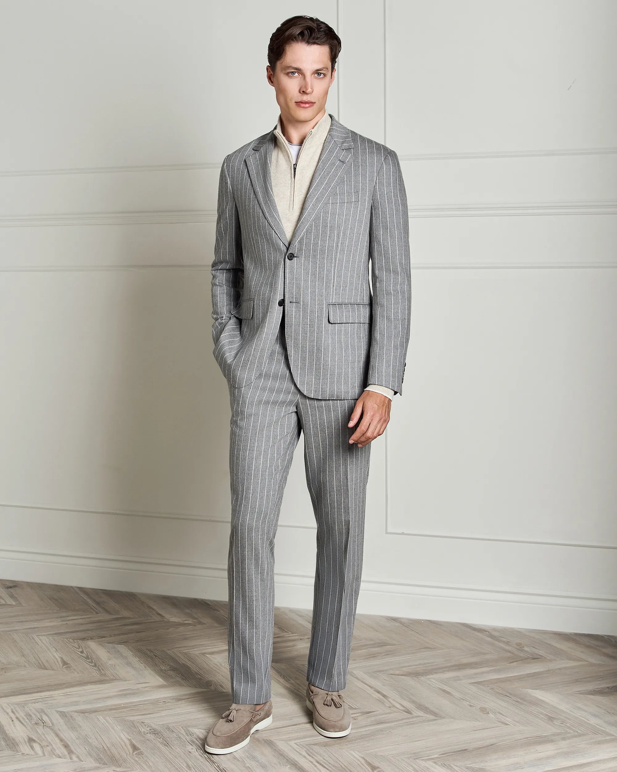 Cortina Quarter Zip Pullover - Cortina Quarter Zip Pullover Htr Cream