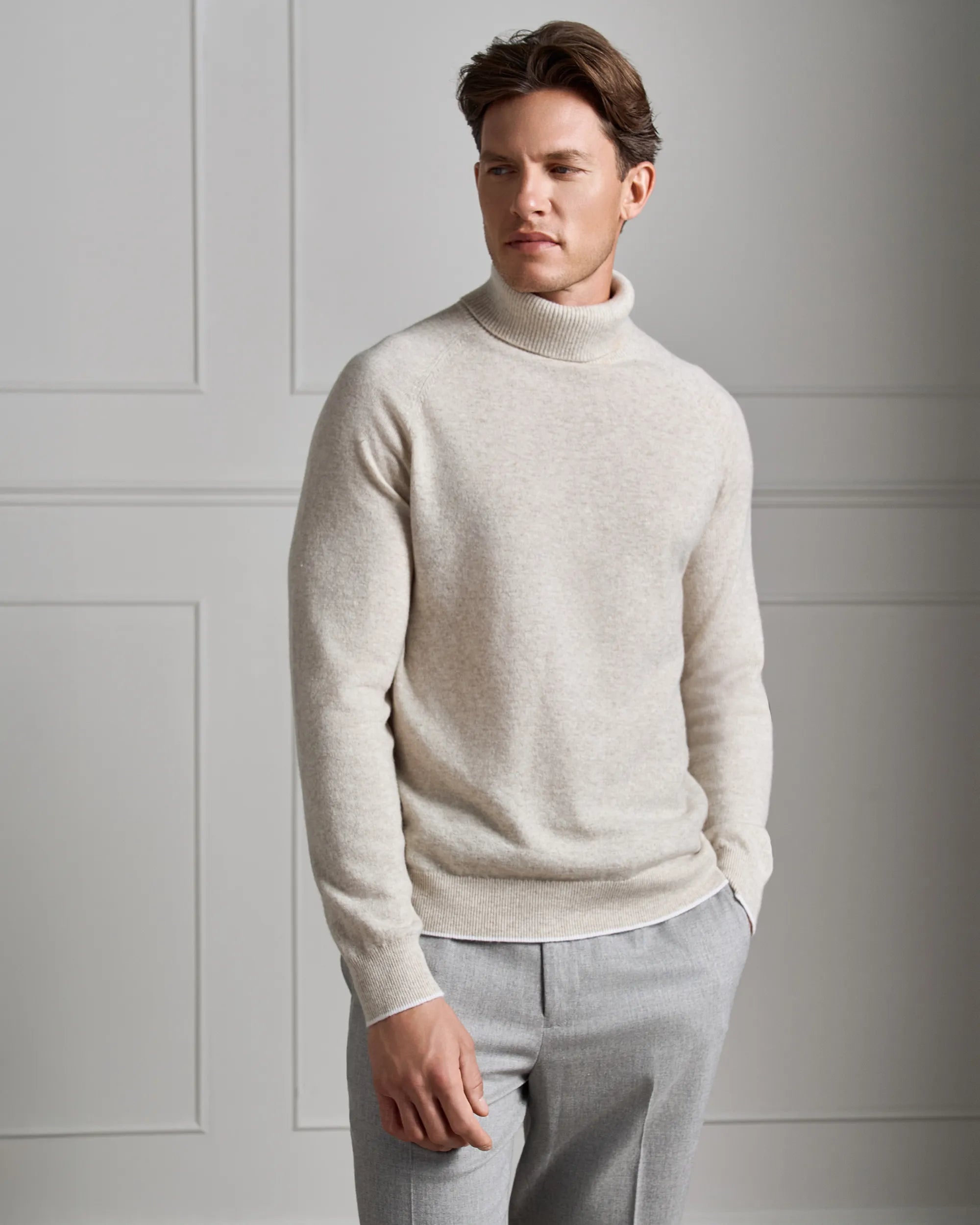 Cortina Turtleneck - Cortina Turtleneck Htr Cream