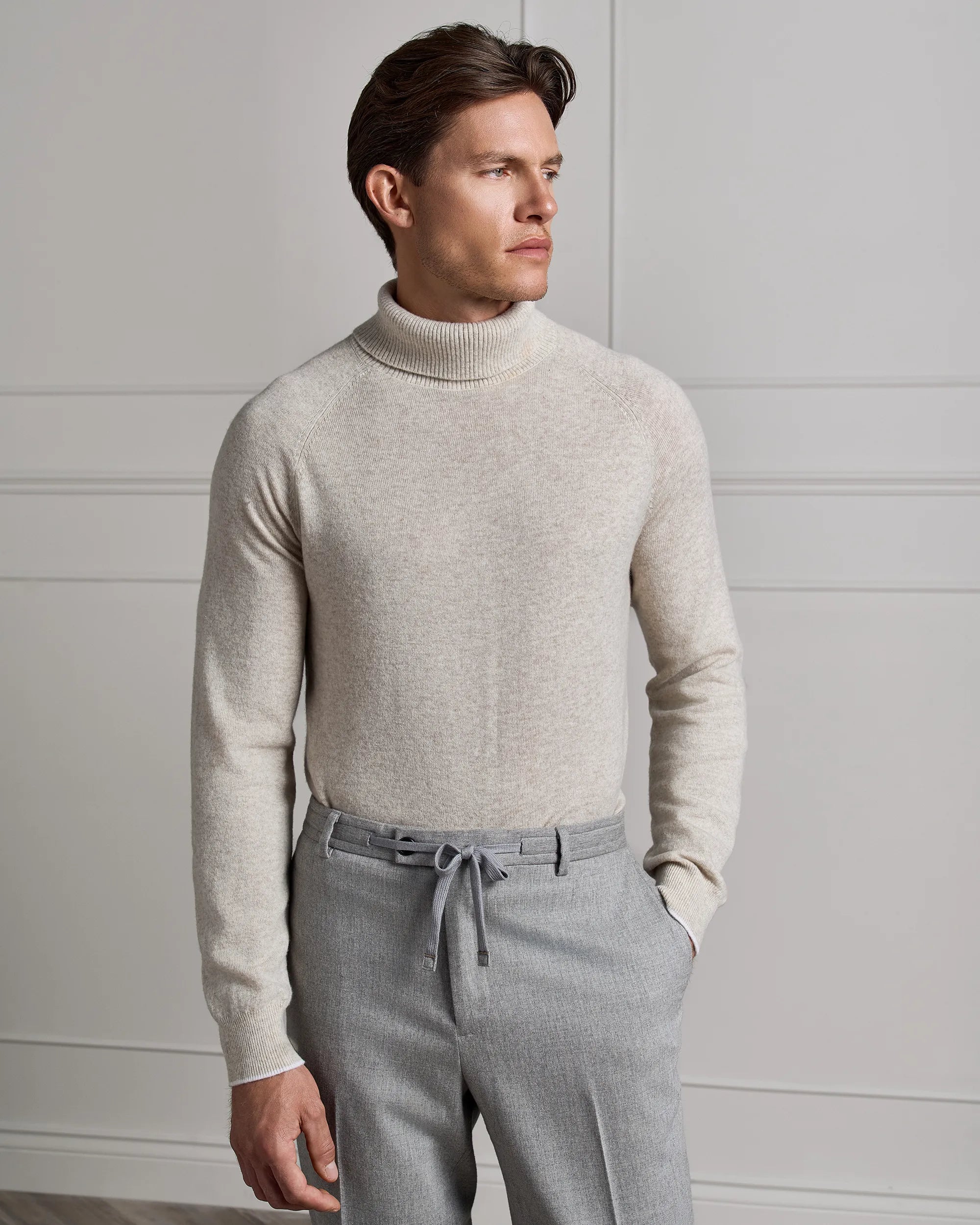 Cortina Turtleneck - Cortina Turtleneck Htr Cream