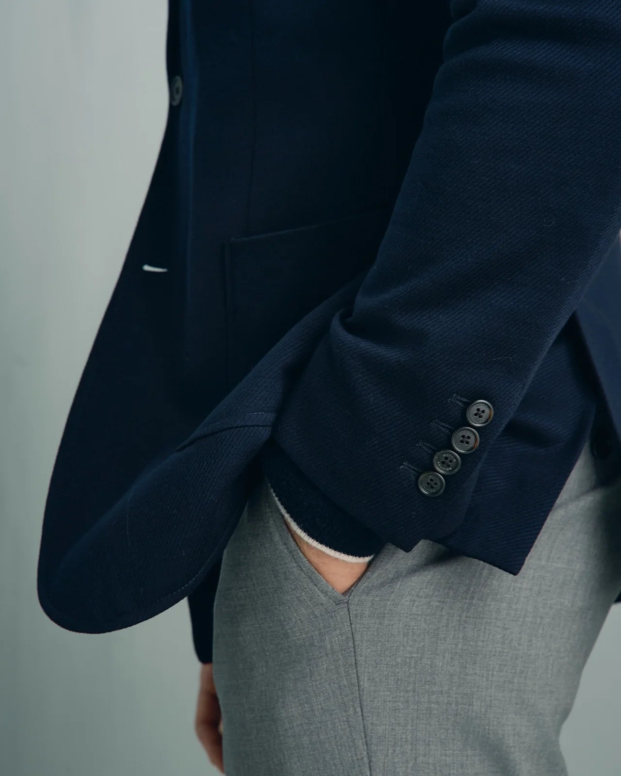 Yorkville Jersey Hooded Jacket - Yorkville Jersey Hooded Jacket Navy