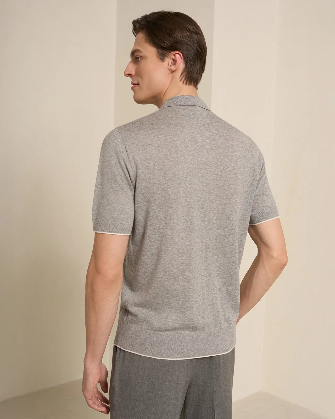 Tuscana Polo - Tuscana Polo Grey Flannel