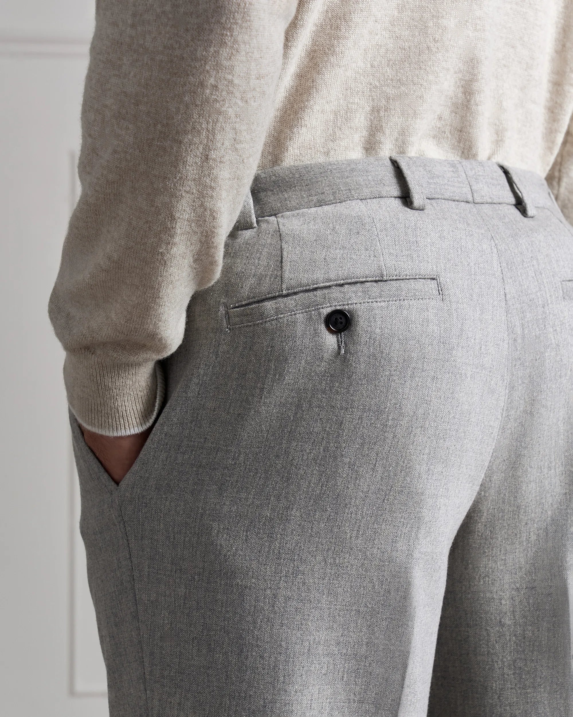 Malpensa Versa Wool Cashmere Suit - Malpensa Versa Wool Cashmere Suit Grey