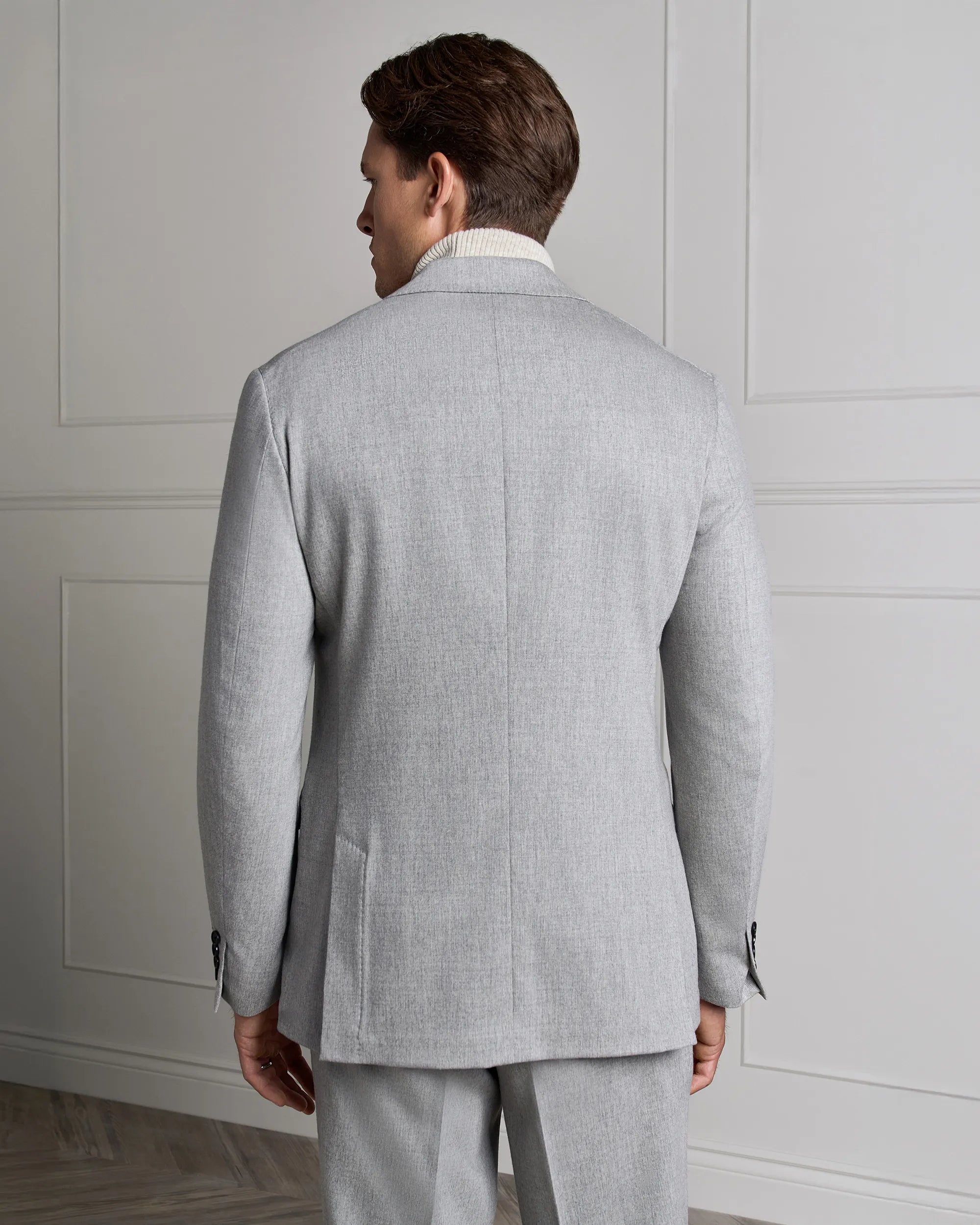 Malpensa Versa Wool Cashmere Suit - Malpensa Versa Wool Cashmere Suit Grey