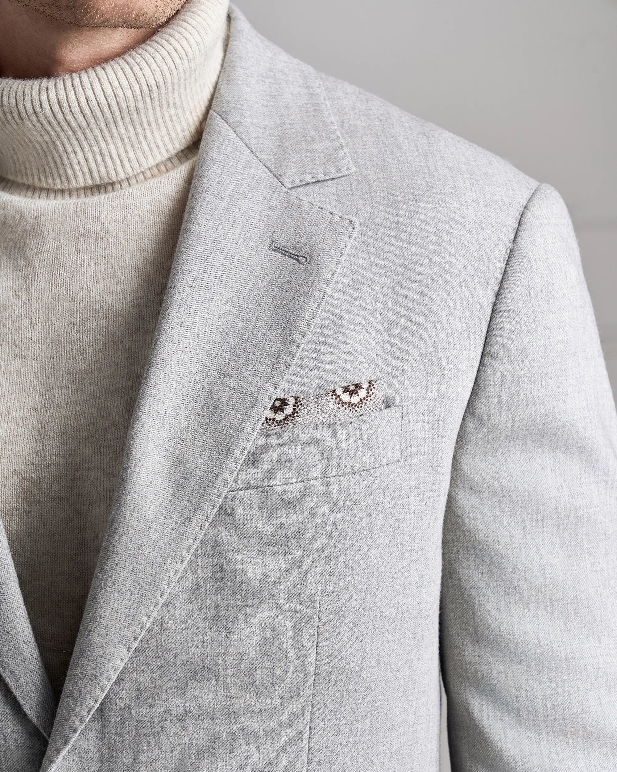 Malpensa Versa Wool Cashmere Suit - Malpensa Versa Wool Cashmere Suit Grey
