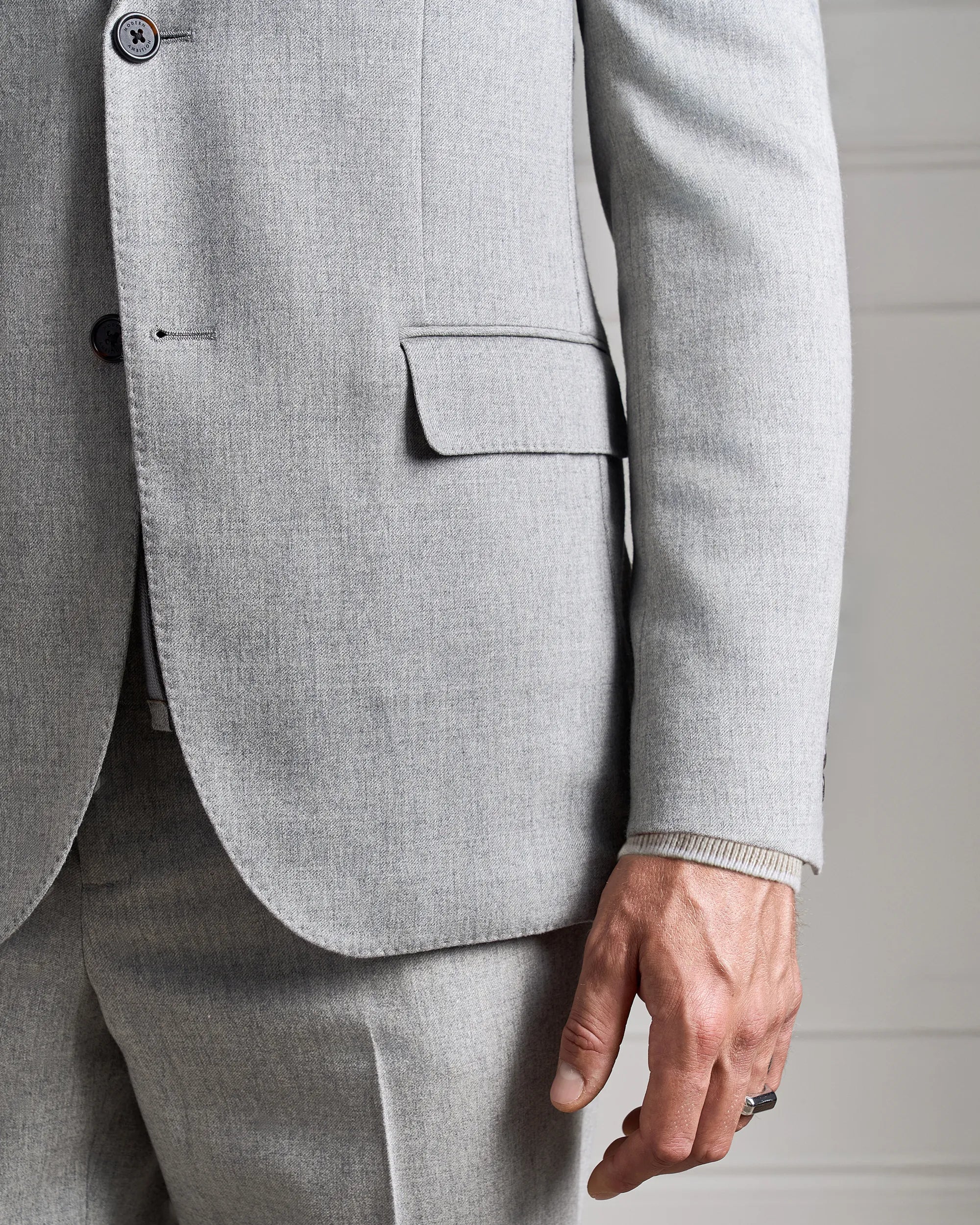 Malpensa Versa Wool Cashmere Suit - Malpensa Versa Wool Cashmere Suit Grey