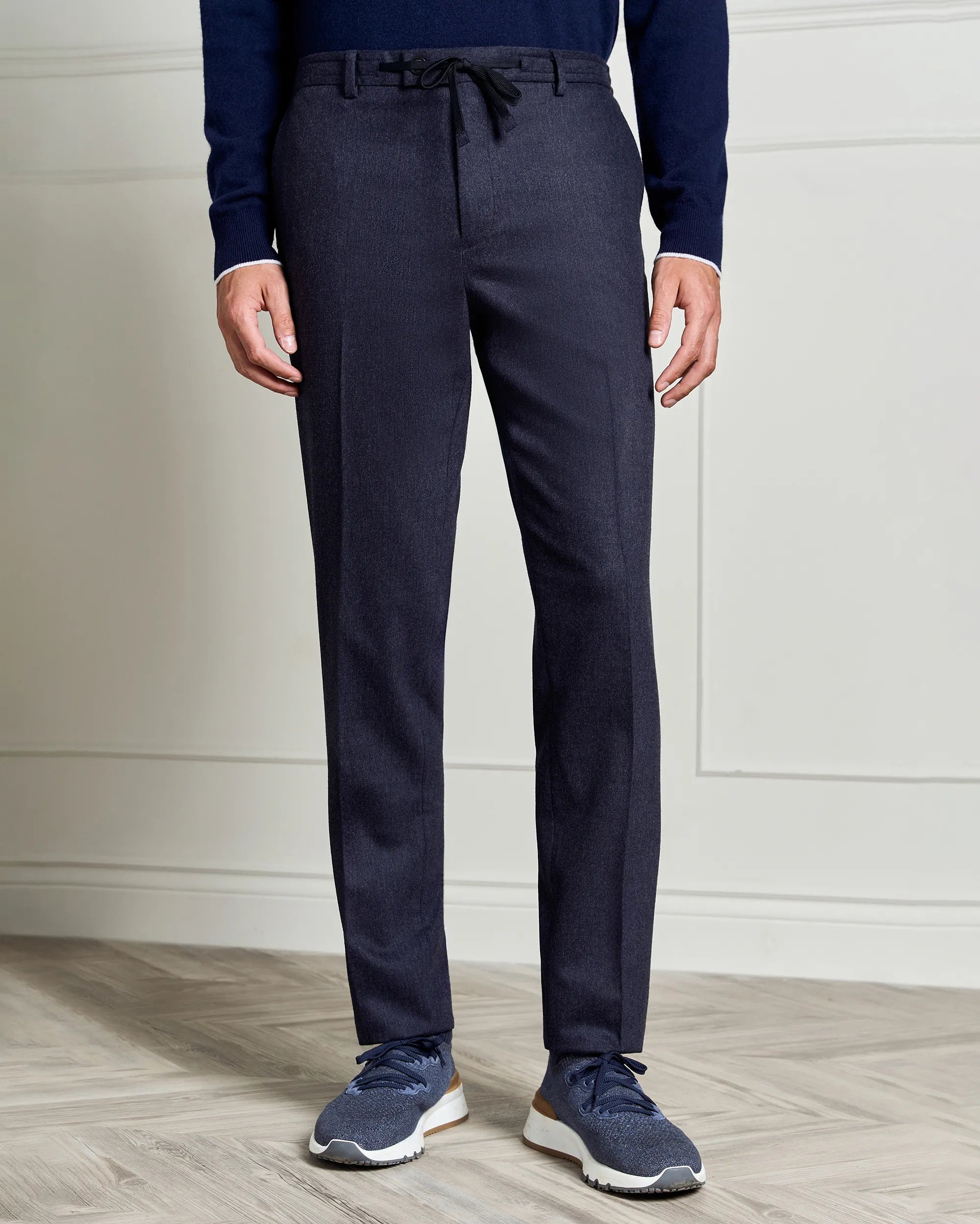 Malpensa Versa Wool Cashmere Suit - Malpensa Versa Wool Cashmere Suit Navy