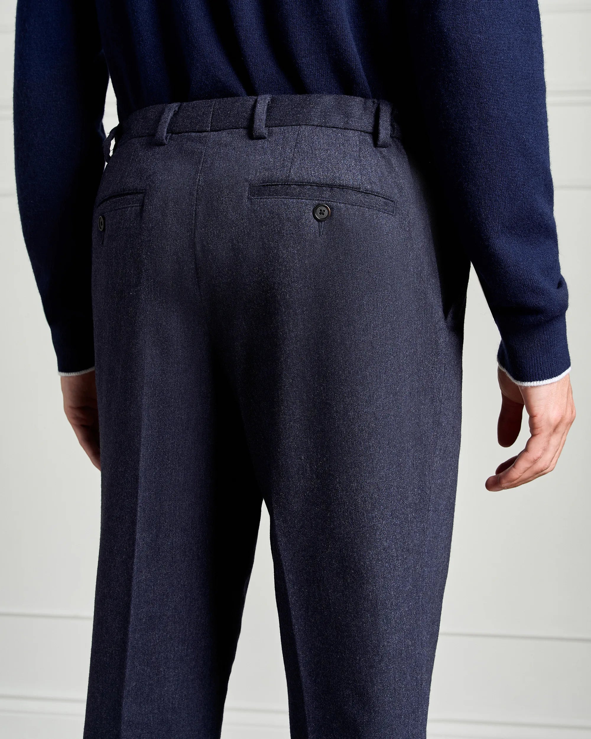 Malpensa Versa Wool Cashmere Suit - Malpensa Versa Wool Cashmere Suit Navy