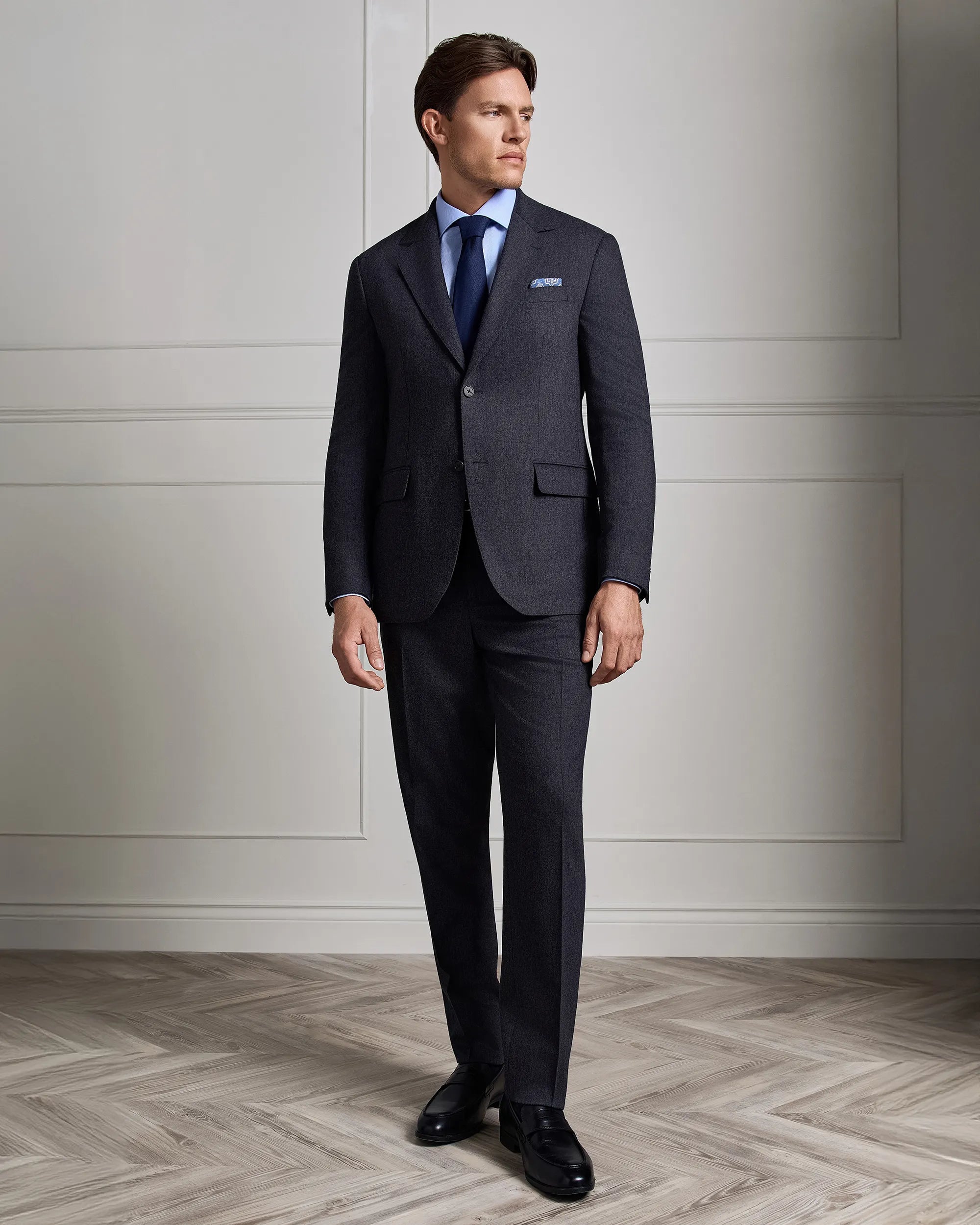 Malpensa Versa Cashmere Suit - Malpensa Versa Cashmere Suit Charcoal