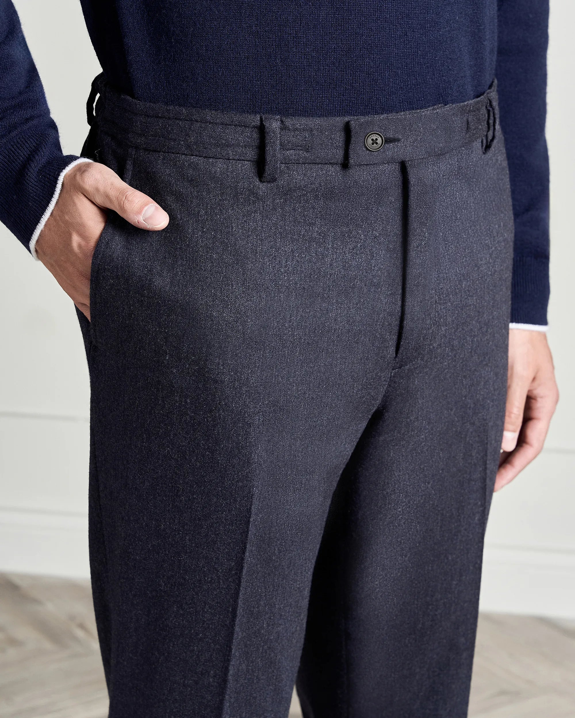 Malpensa Versa Wool Cashmere Suit - Malpensa Versa Wool Cashmere Suit Navy