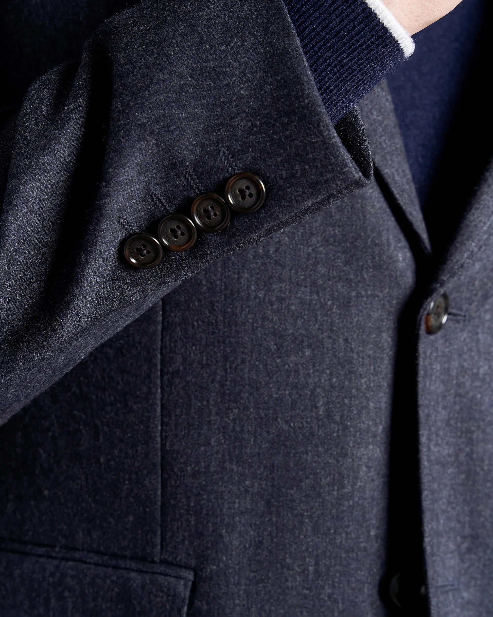 Malpensa Versa Wool Cashmere Suit - Malpensa Versa Wool Cashmere Suit Navy