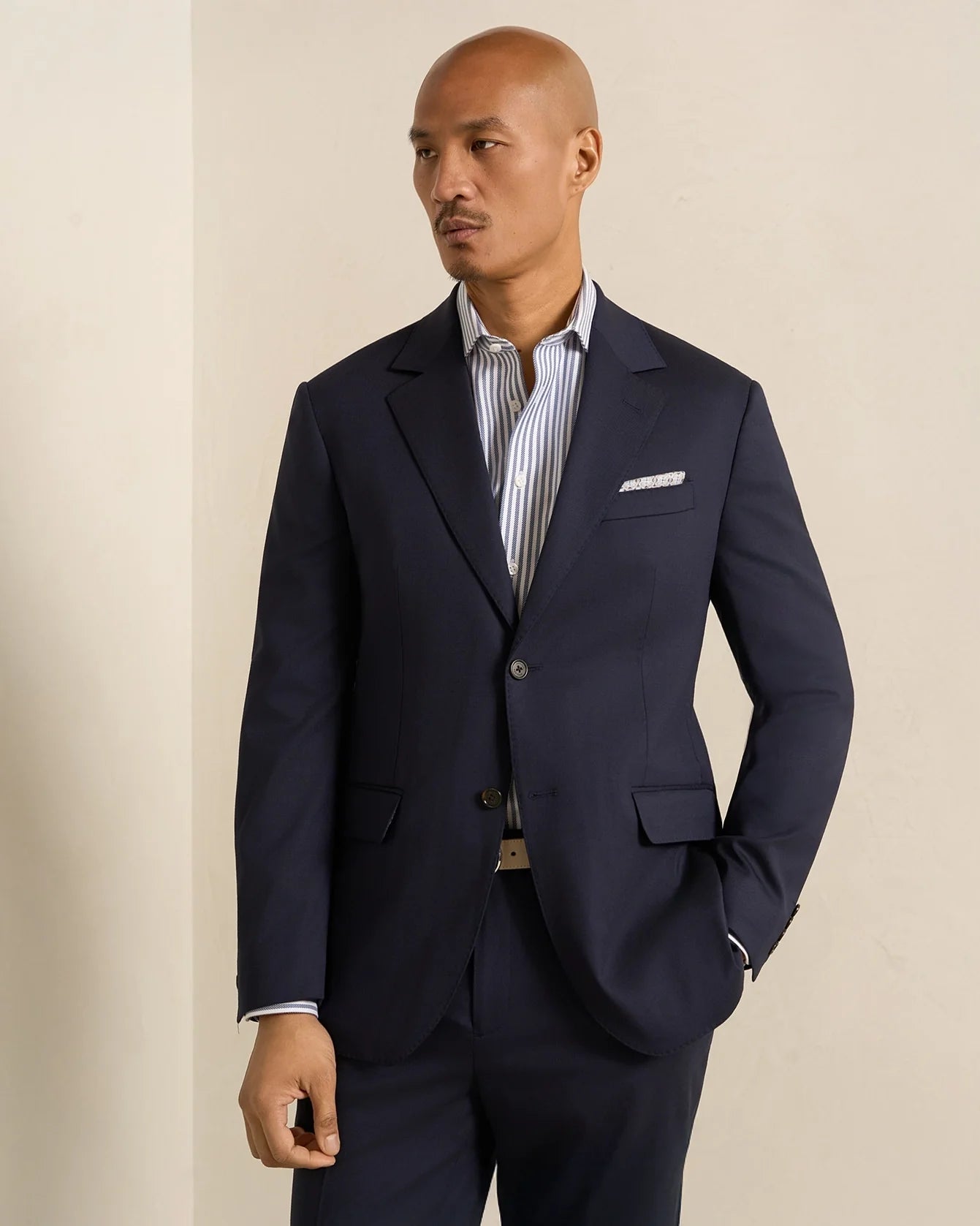 Malpensa Wool Nylon Suit - Malpensa Wool Nylon Suit Navy