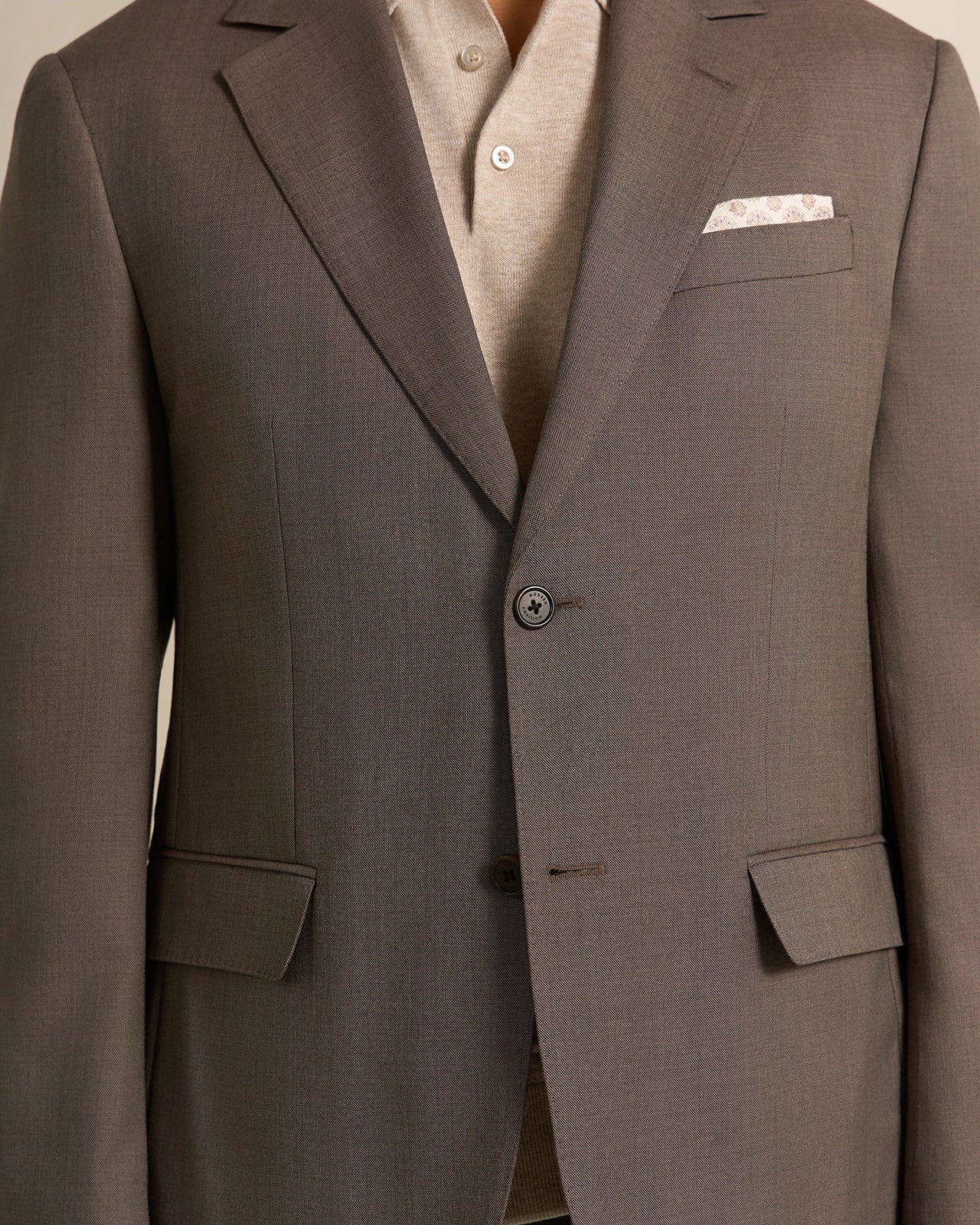 Malpensa Wool Cotton Suit - Malpensa Wool Cotton Suit Brown