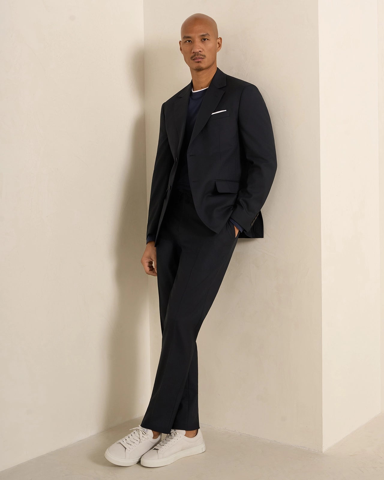 Malpensa Wool Cotton Suit - Malpensa Wool Cotton Suit Dark Navy