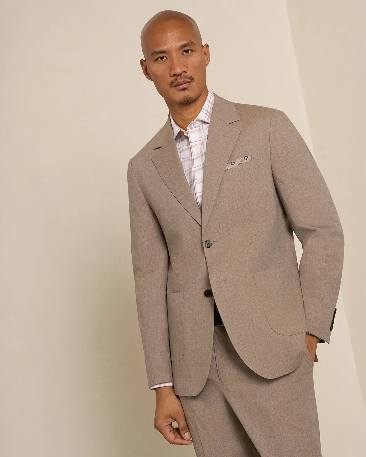 Malpensa Versa Cotton Suit - Malpensa Versa Cotton Suit Light Brown