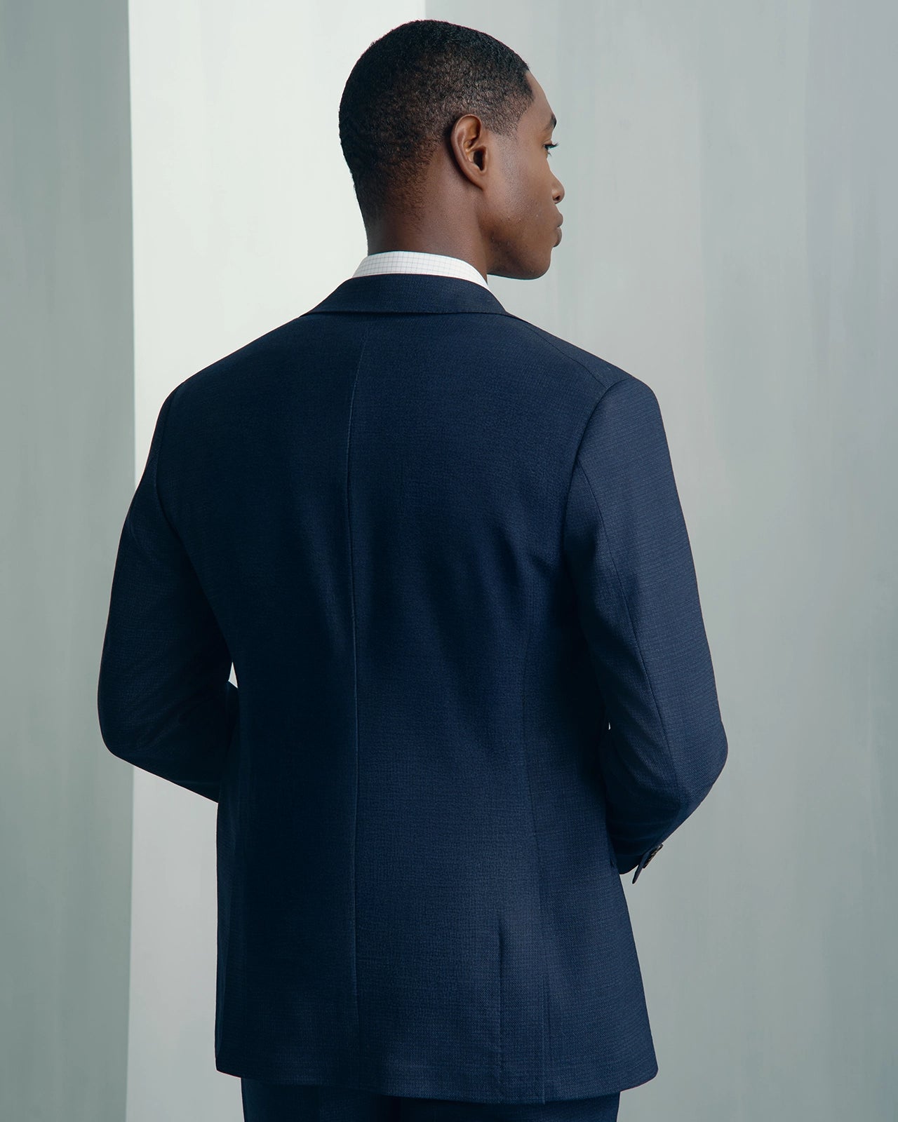 Malpensa Wool Twill Suit - Malpensa Wool Twill Suit Navy