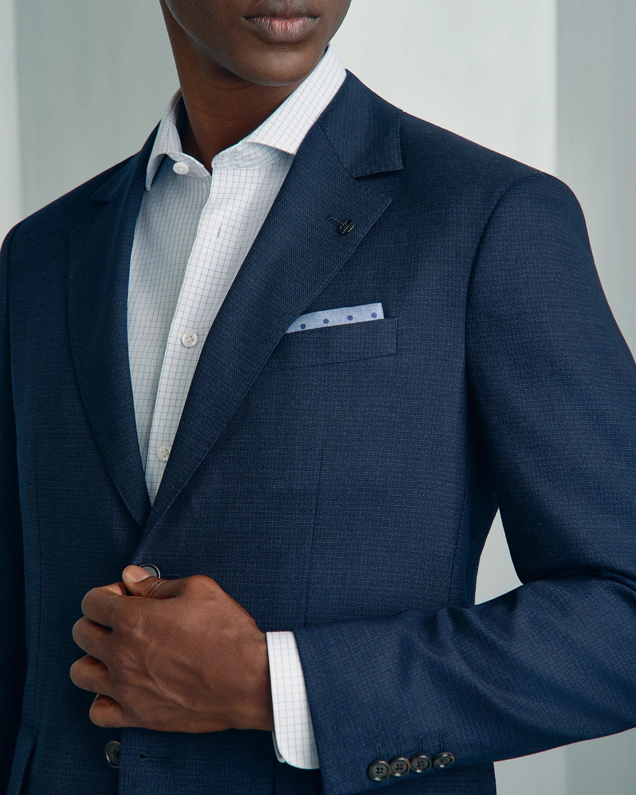 Malpensa Wool Twill Suit - Malpensa Wool Twill Suit Navy