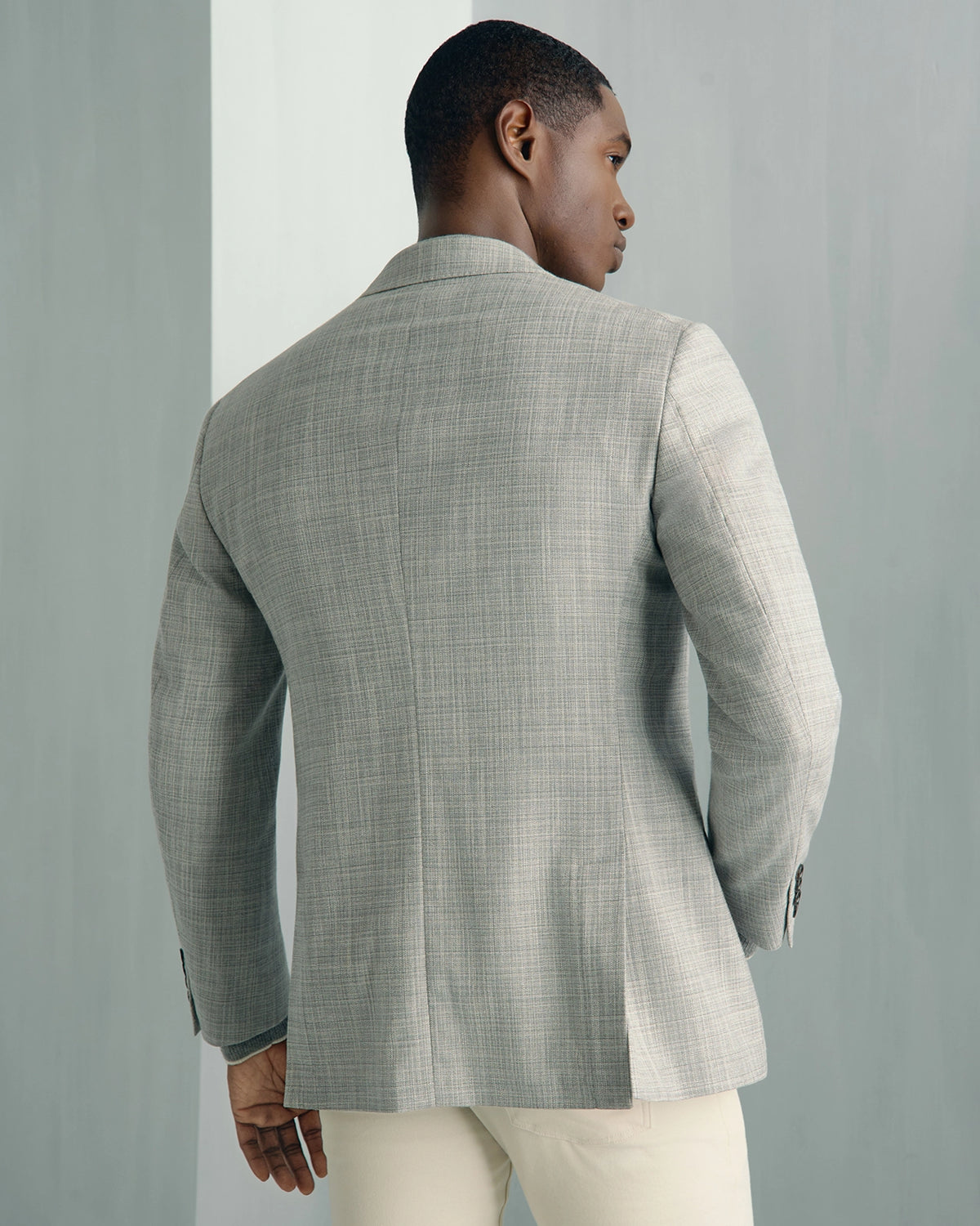 Malpensa Wool Cotton Nylon Jacket - Malpensa Wool Cotton Nylon Jacket Grey