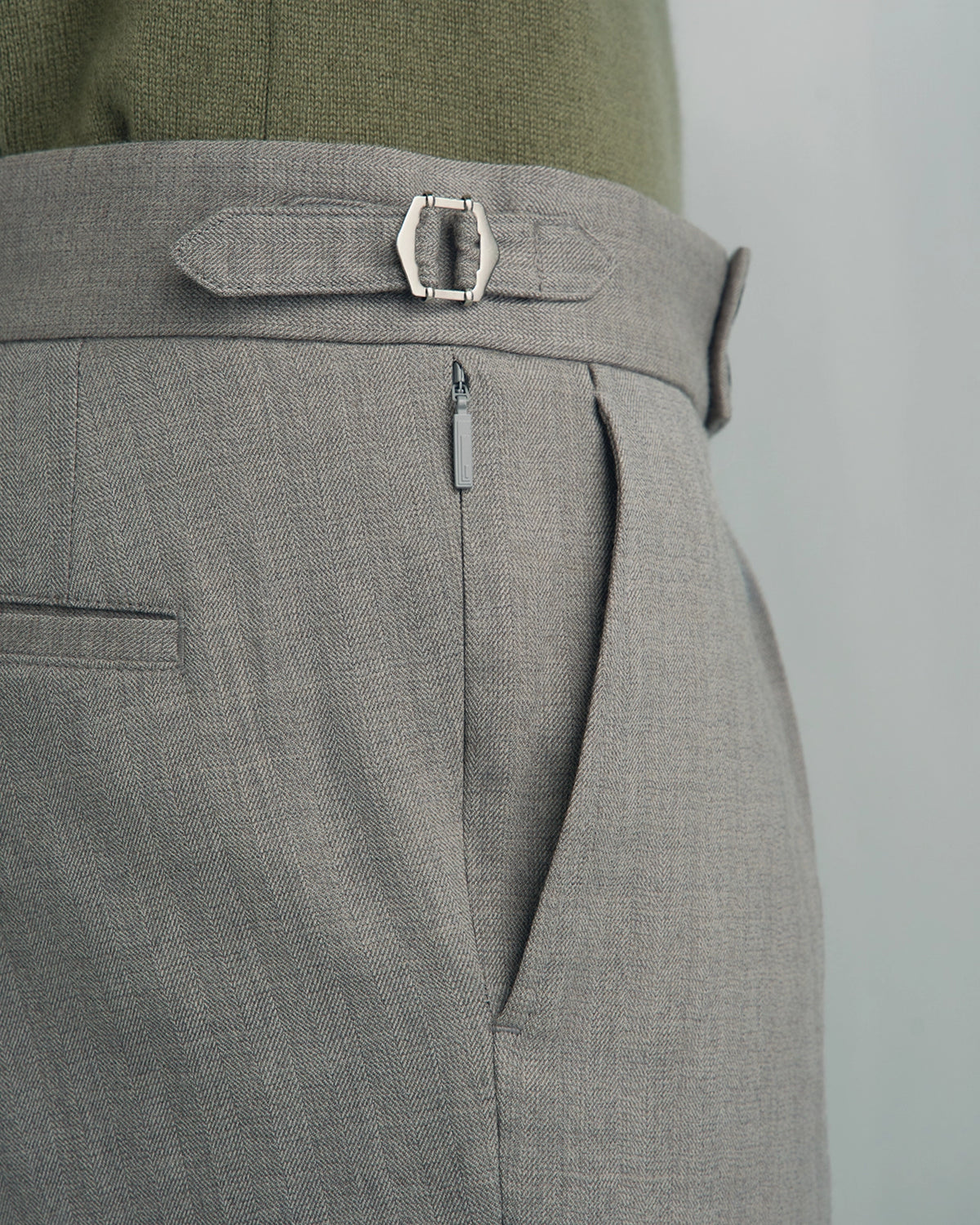 Linate Wool Suit - Linate Wool Suit Light Sage