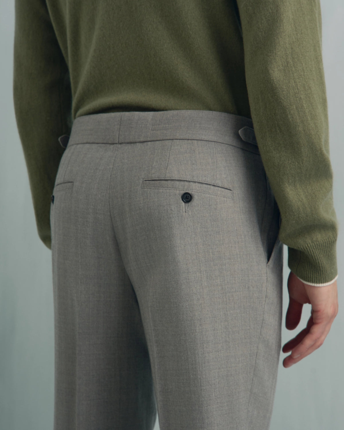Linate Wool Suit - Linate Wool Suit Light Sage