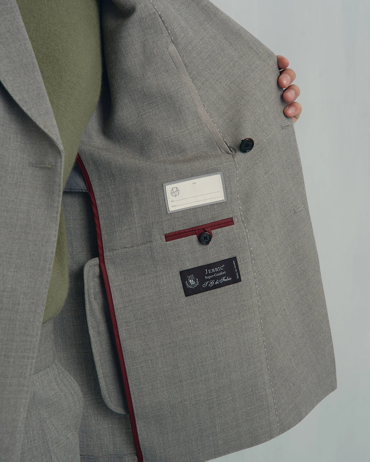 Linate Wool Suit - Linate Wool Suit Light Sage