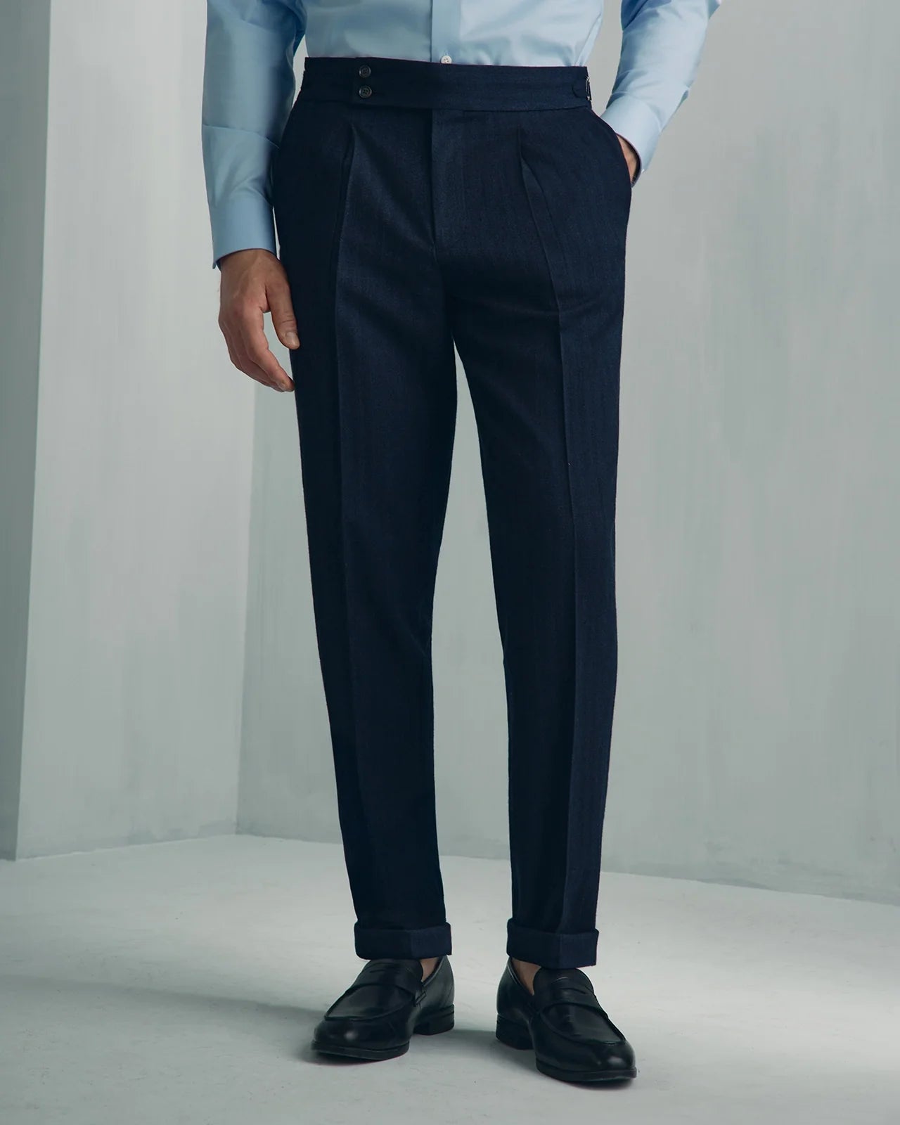 Linate Wool Suit - Linate Wool Suit Navy