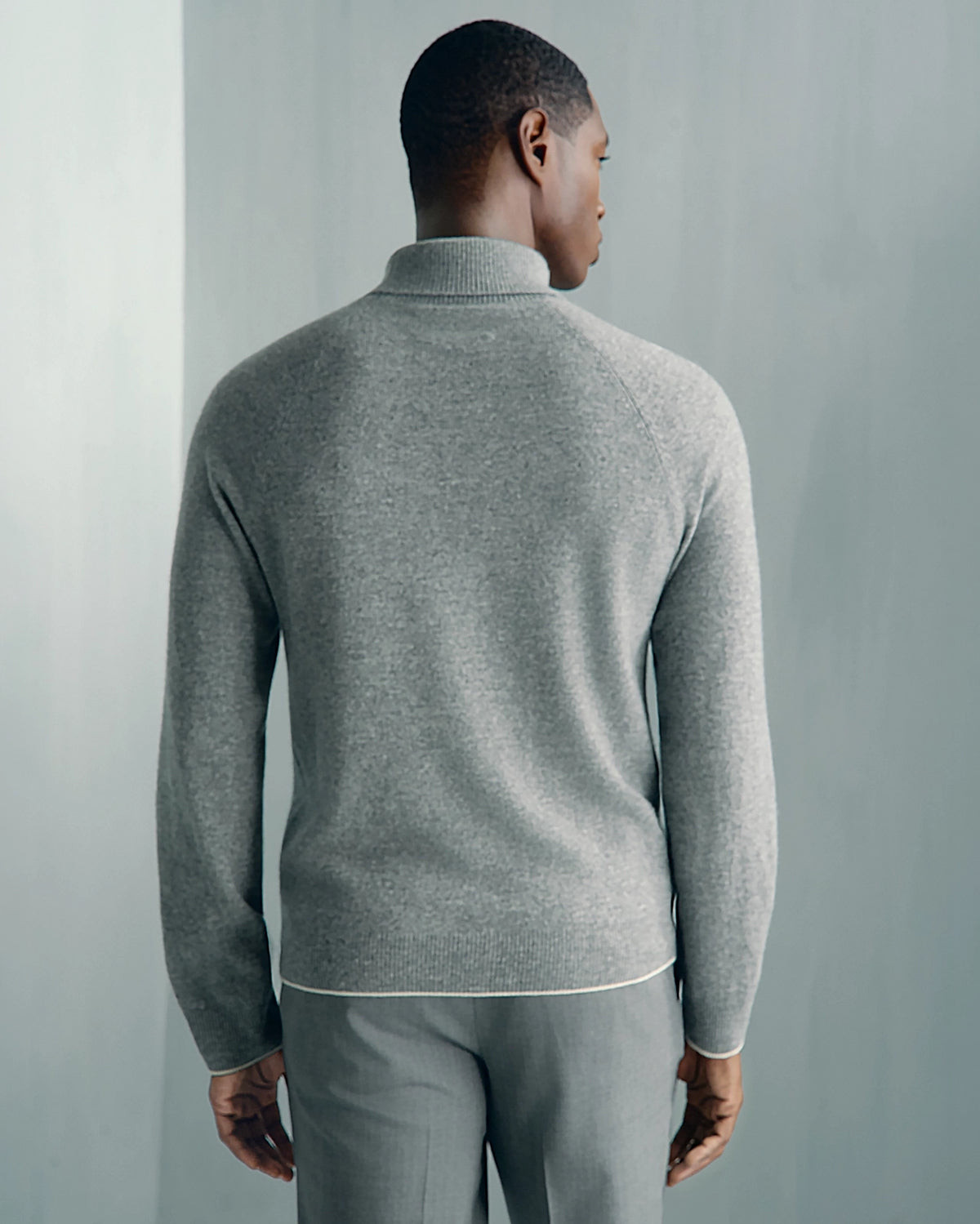 Chamonix Cashmere Turtleneck - Chamonix Cashmere Turtleneck Grey