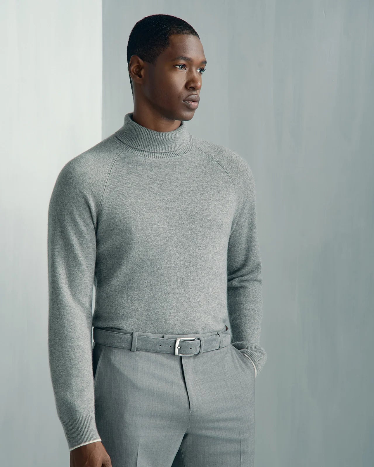 Chamonix Cashmere Turtleneck - Chamonix Cashmere Turtleneck Grey