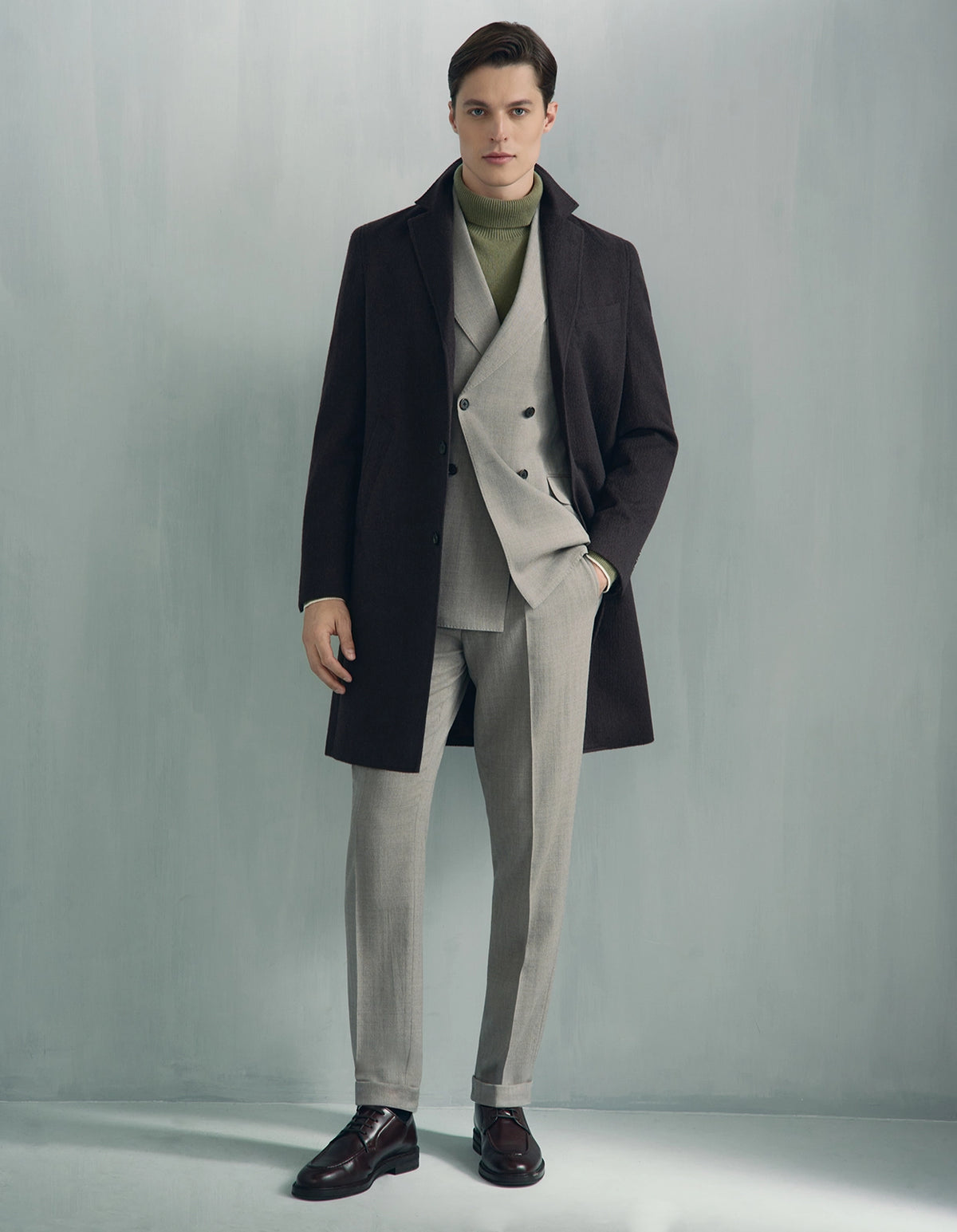 Chamonix Cashmere Turtleneck - Chamonix Cashmere Turtleneck Sage