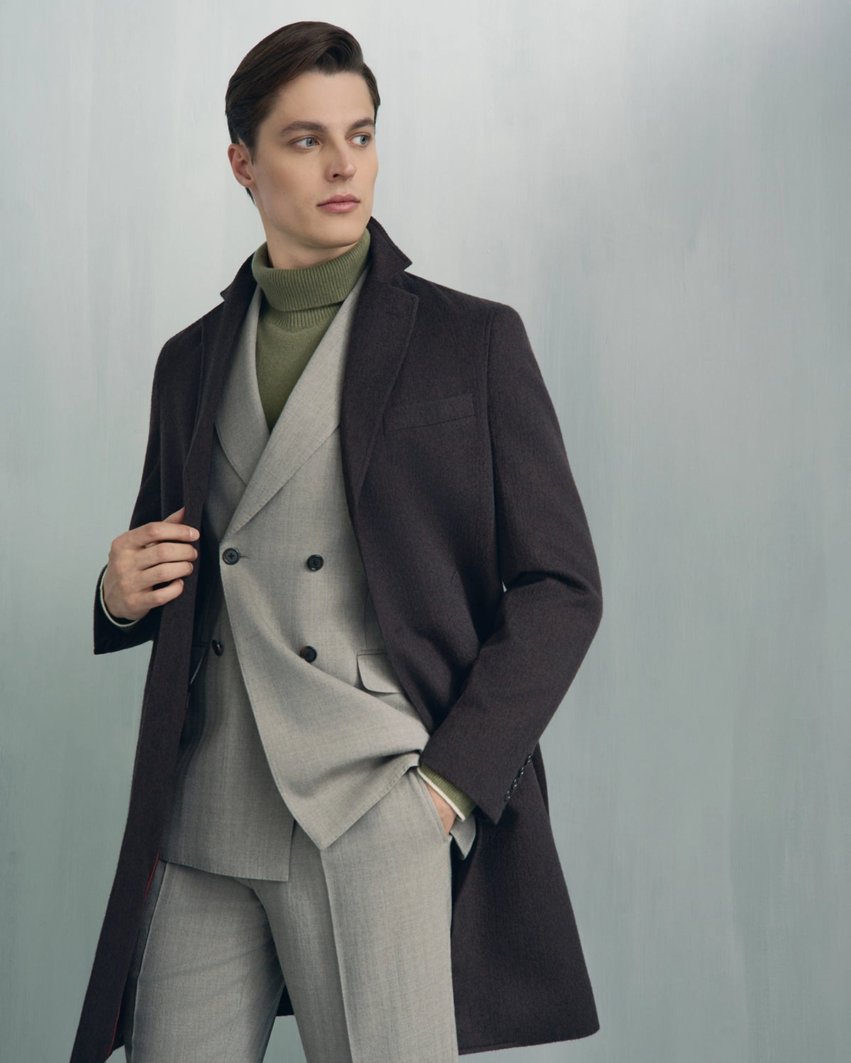 Chamonix Cashmere Turtleneck - Chamonix Cashmere Turtleneck Sage
