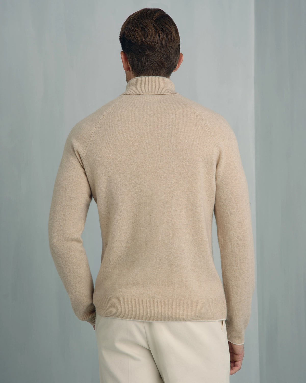 Chamonix Cashmere Turtleneck - Chamonix Cashmere Turtleneck Htr Cream