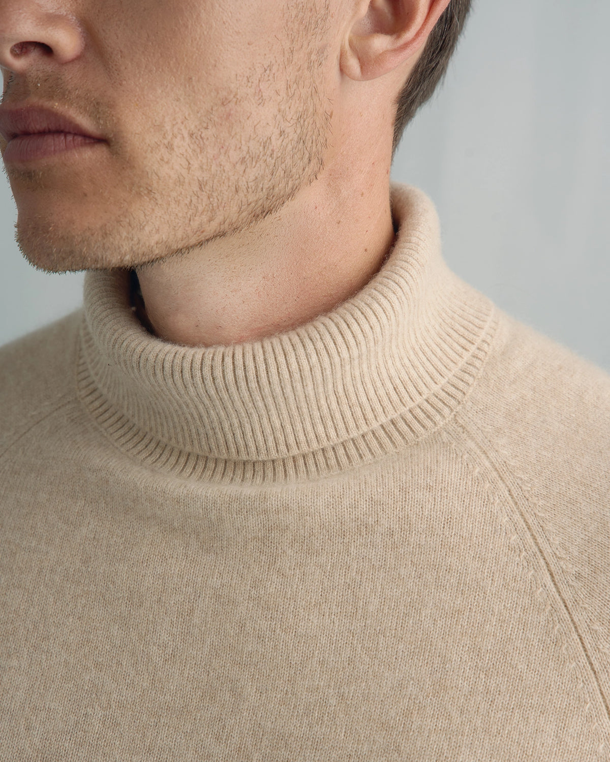 Chamonix Cashmere Turtleneck - Chamonix Cashmere Turtleneck Htr Cream