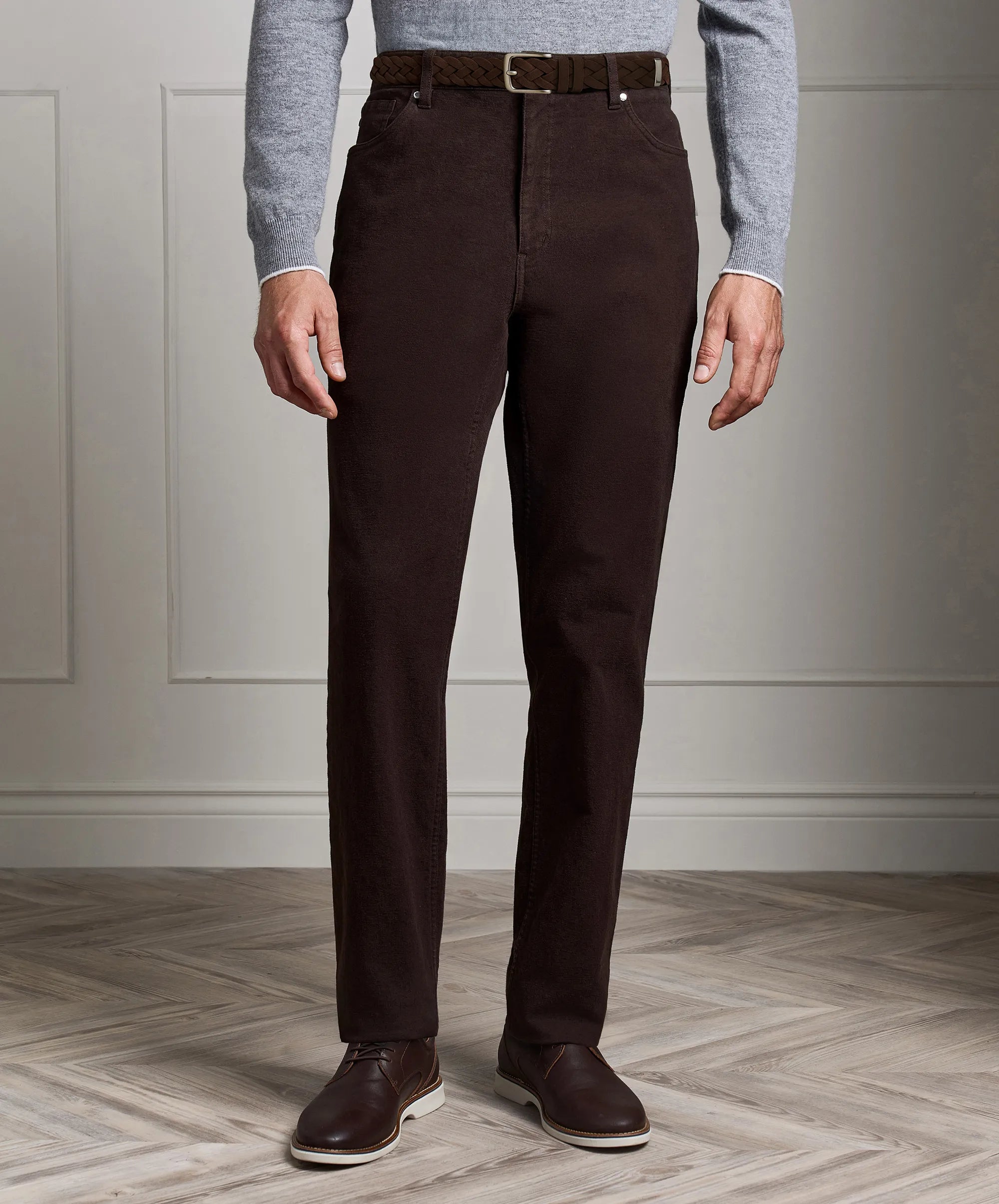 Marseilles Cotton Moleskin Pant - Marseilles Cotton Moleskin Pant Brown