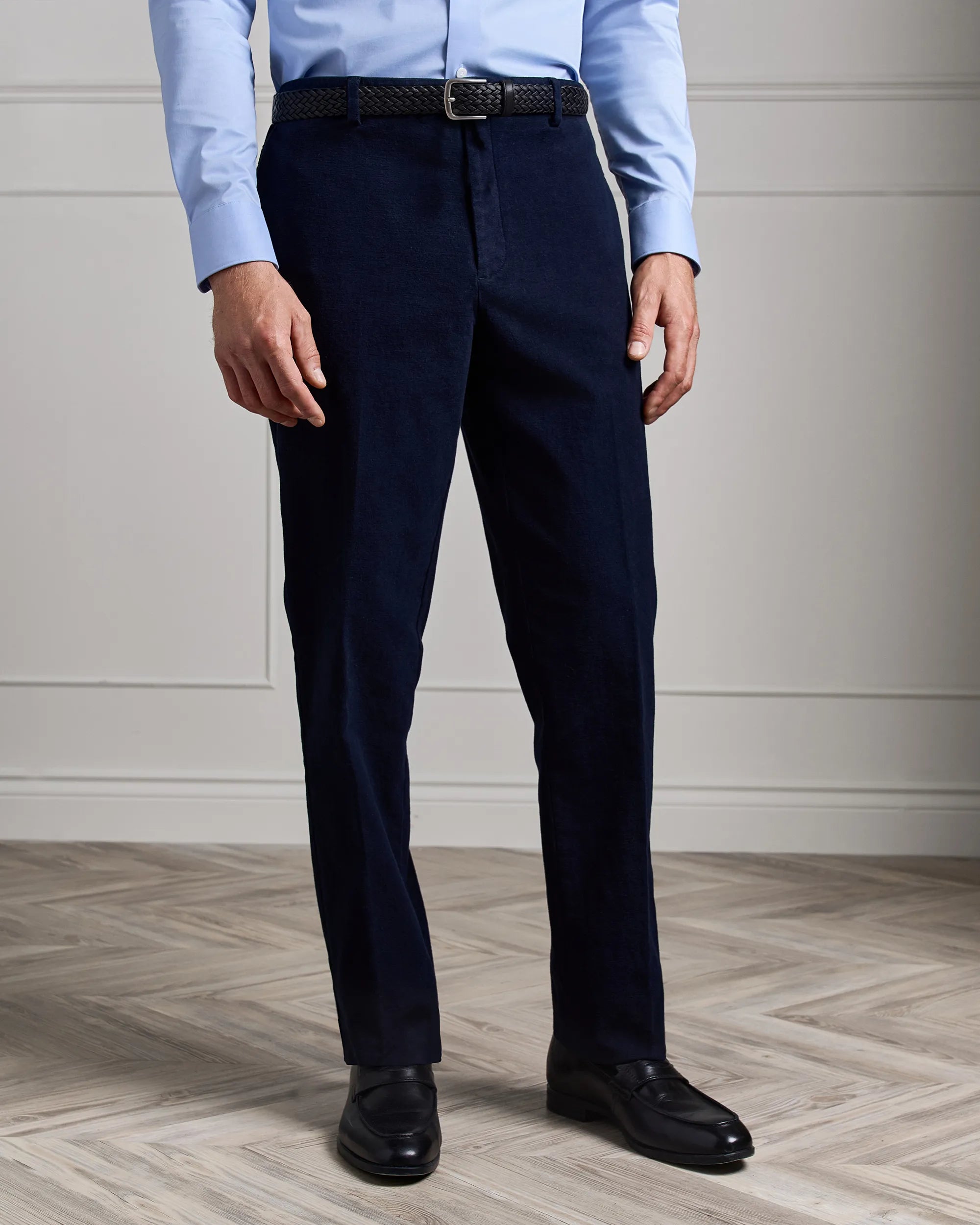 Como Moleskin Chino - Como Moleskin Chino Navy