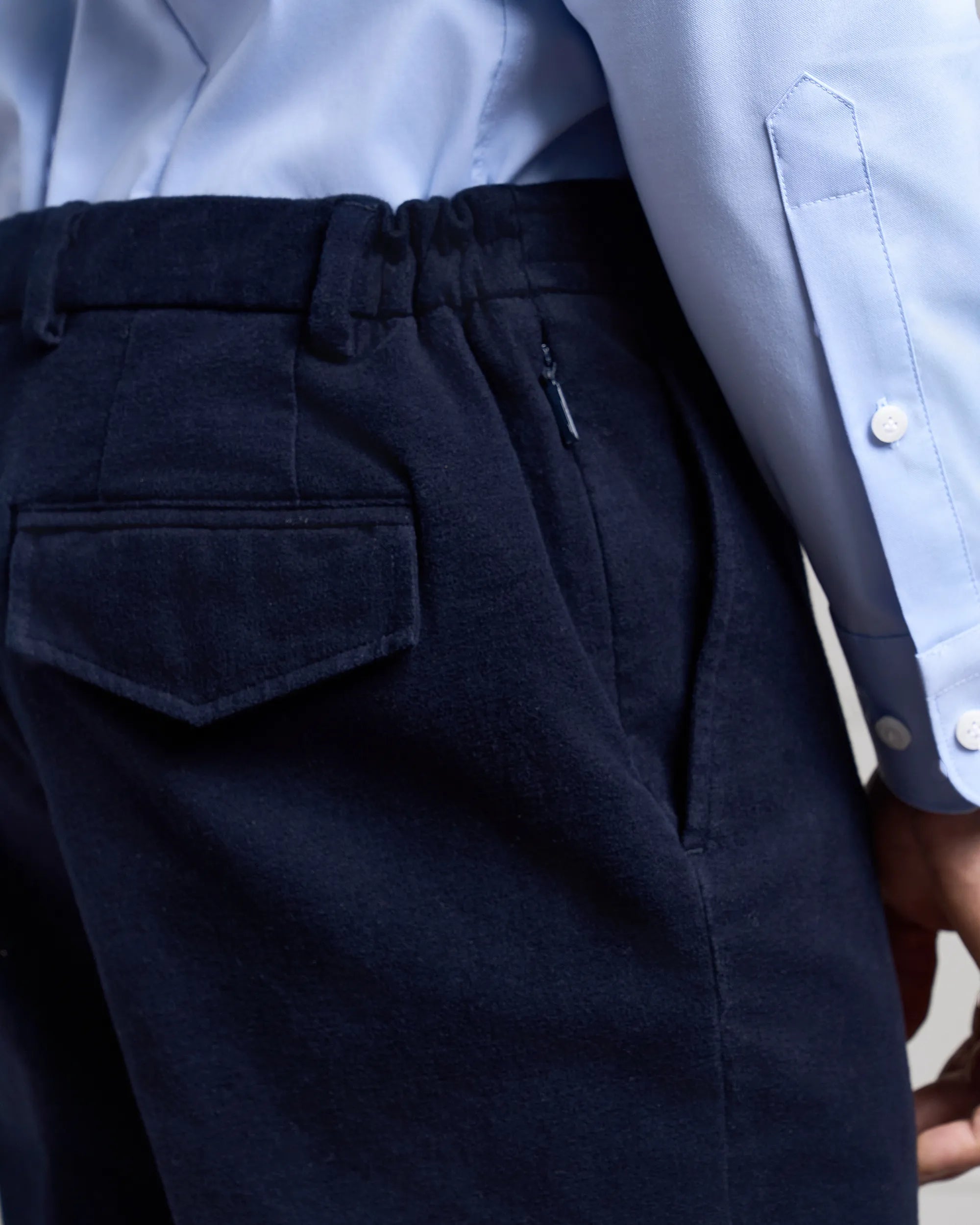 Como Moleskin Chino - Como Moleskin Chino Navy