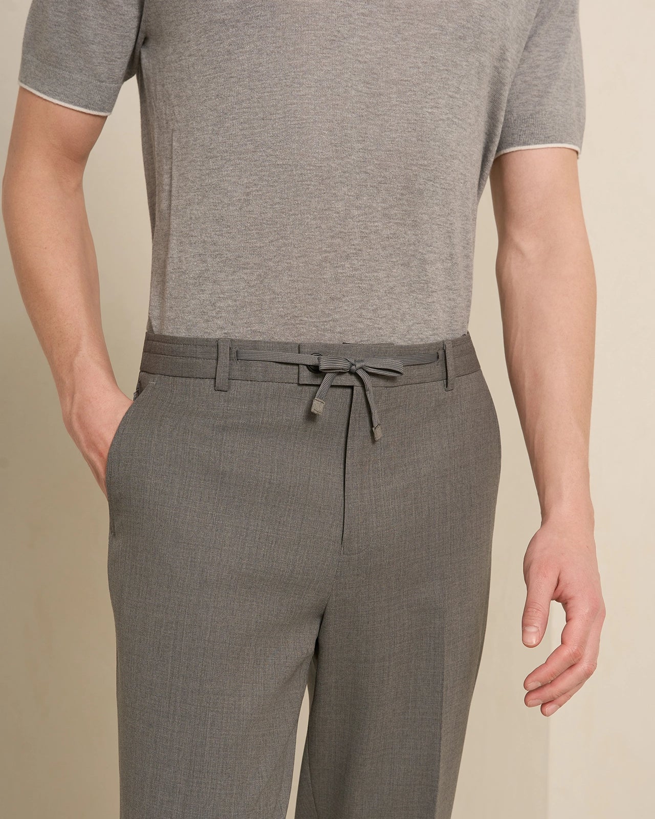 Como Wool Travel Pant - Como Wool Travel Pant Grey