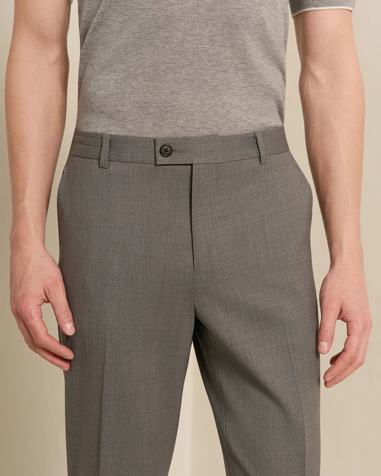 Como Wool Travel Pant - Como Wool Travel Pant Grey
