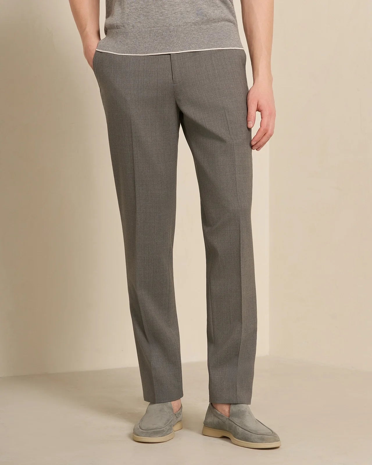 Como Wool Travel Pant - Como Wool Travel Pant Grey