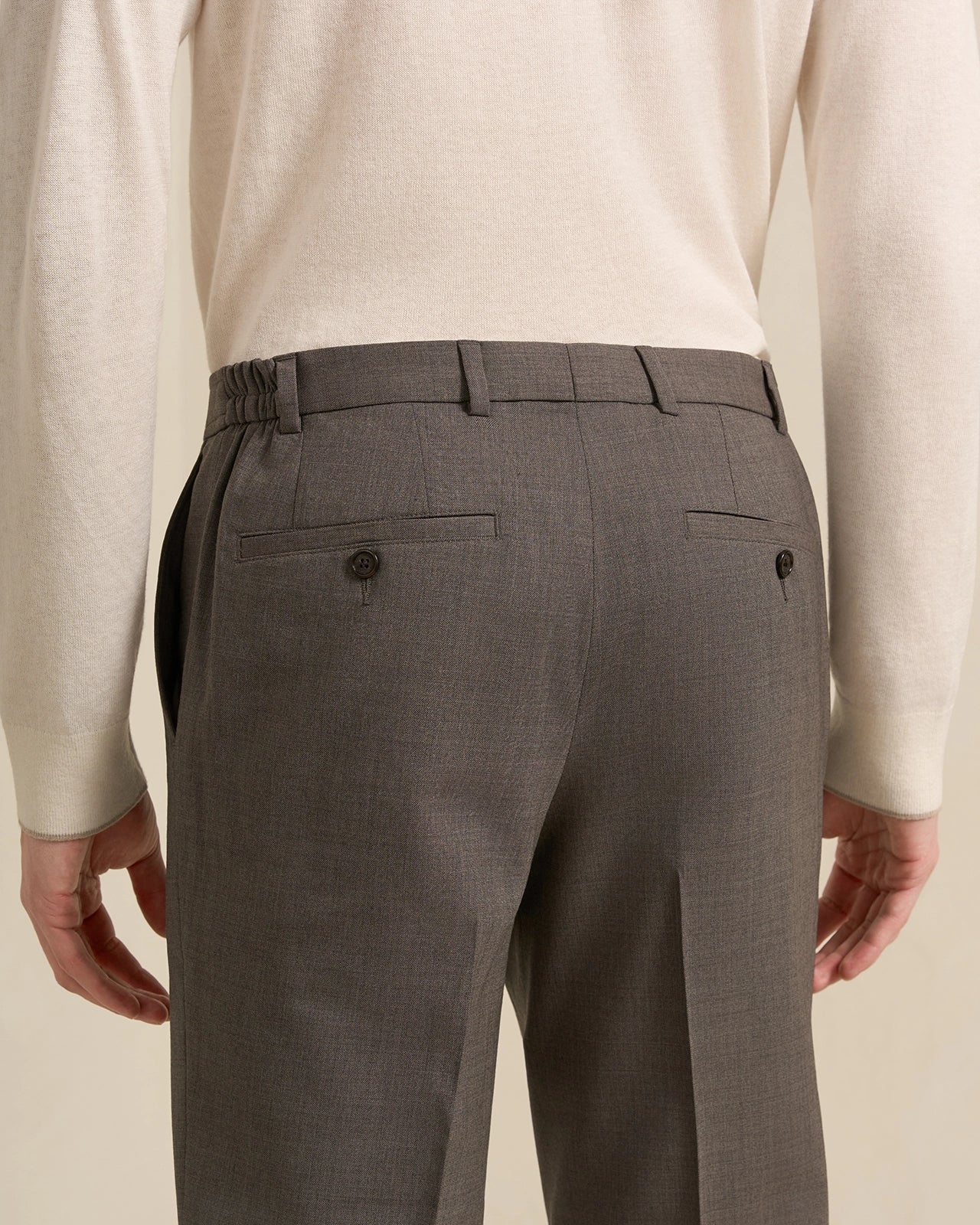 Como Wool Travel Pant - Como Wool Travel Pant Brown