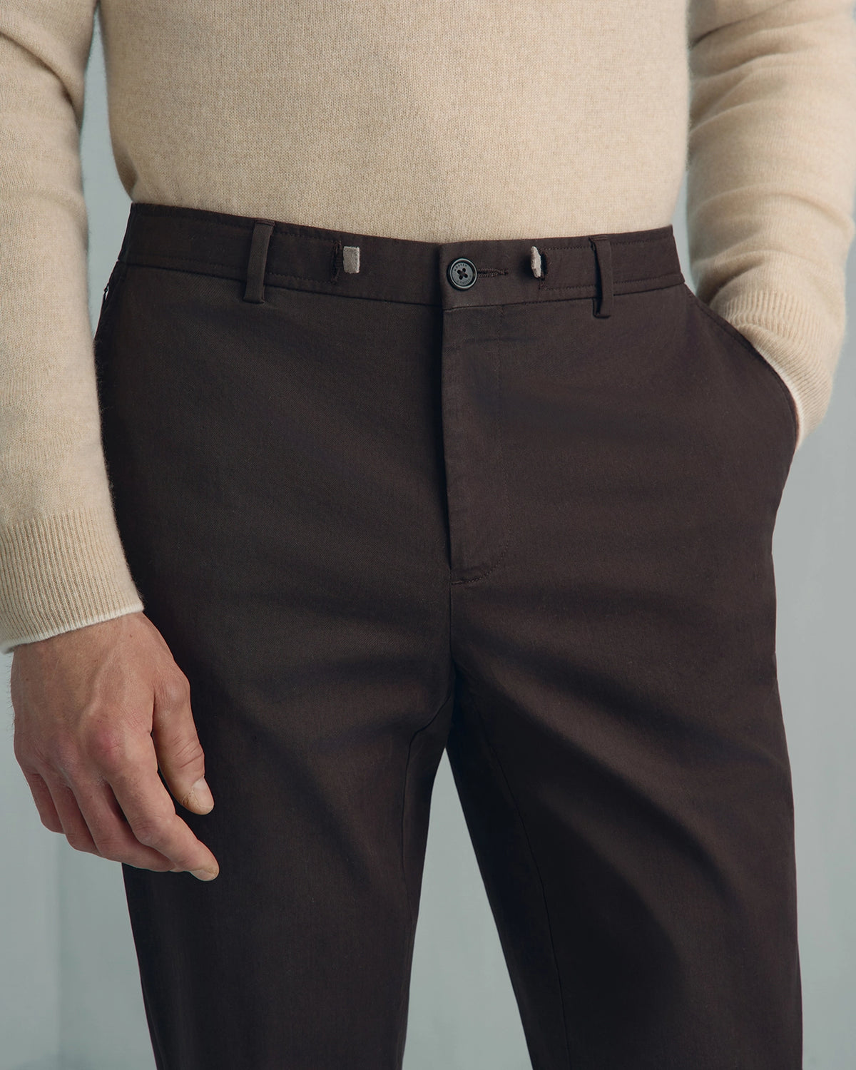Como Wool Travel Pant - Como Wool Travel Pant Brown